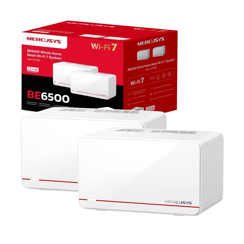 Mercusys TP-Link Halo H37BE - Sistema Mesh Wi-Fi 7 BE6500