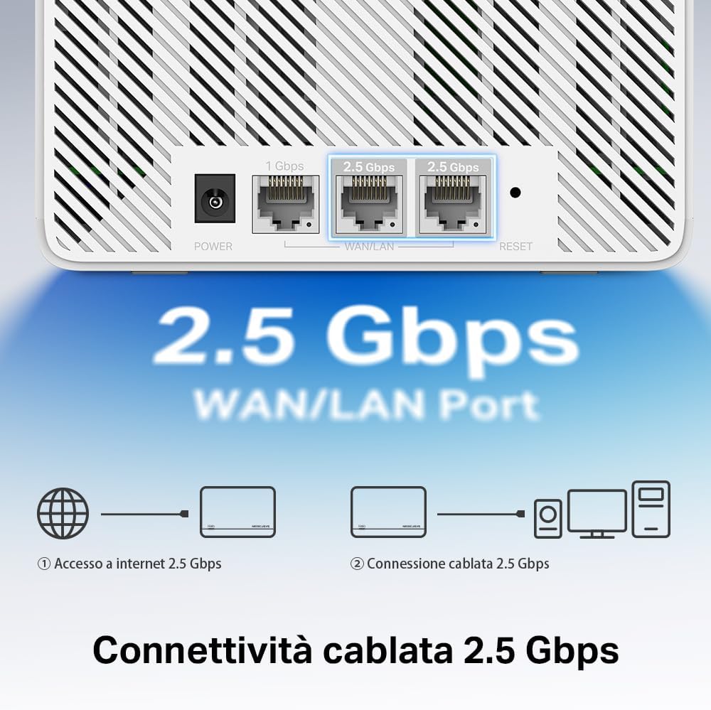 Mercusys TP-Link Halo H37BE - Sistema Mesh Wi-Fi 7 BE6500 - immagine 5