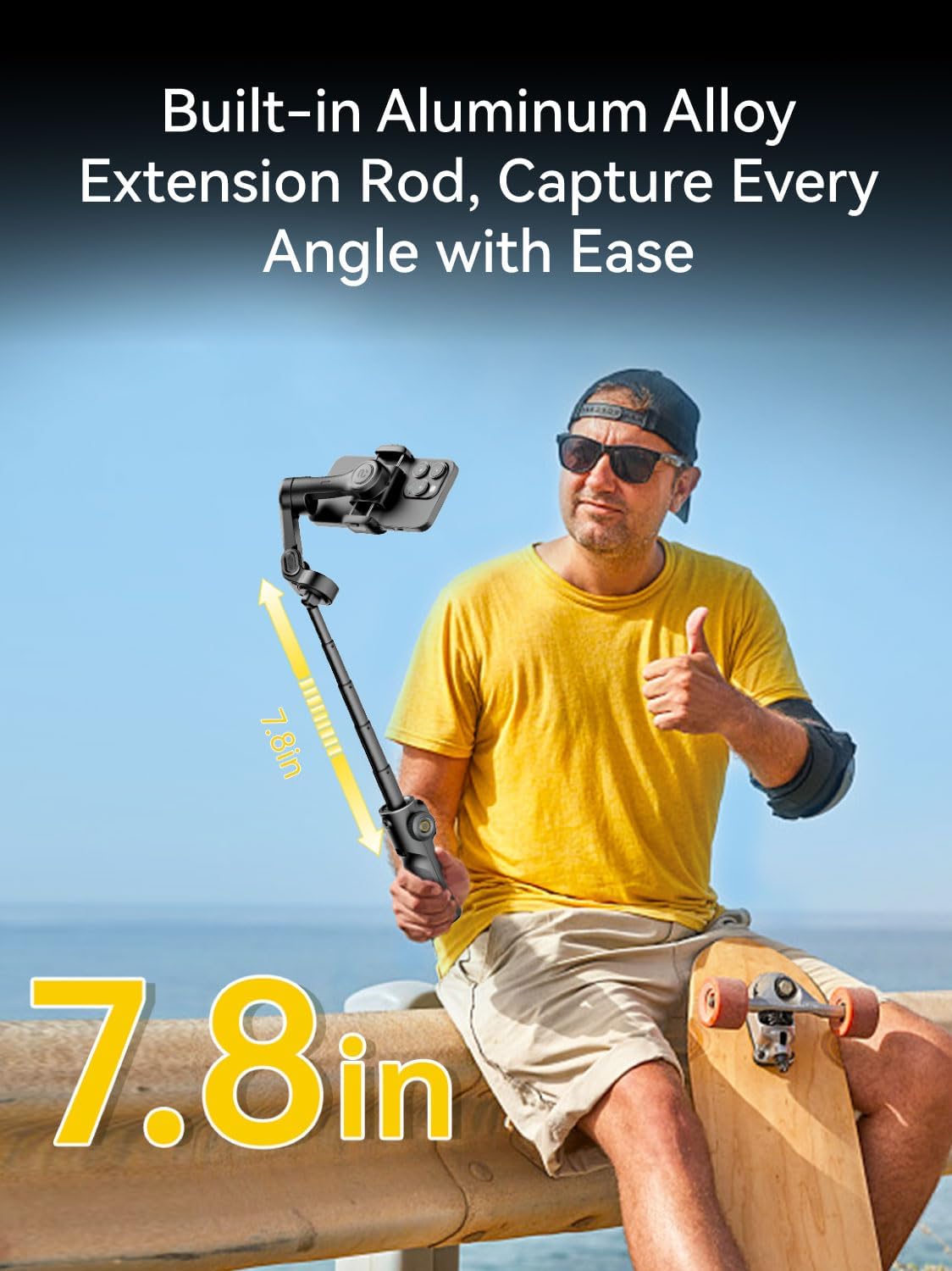 Aochuan Stabilizzatore Cardanico 3 Assi per iPhone - immagine 4