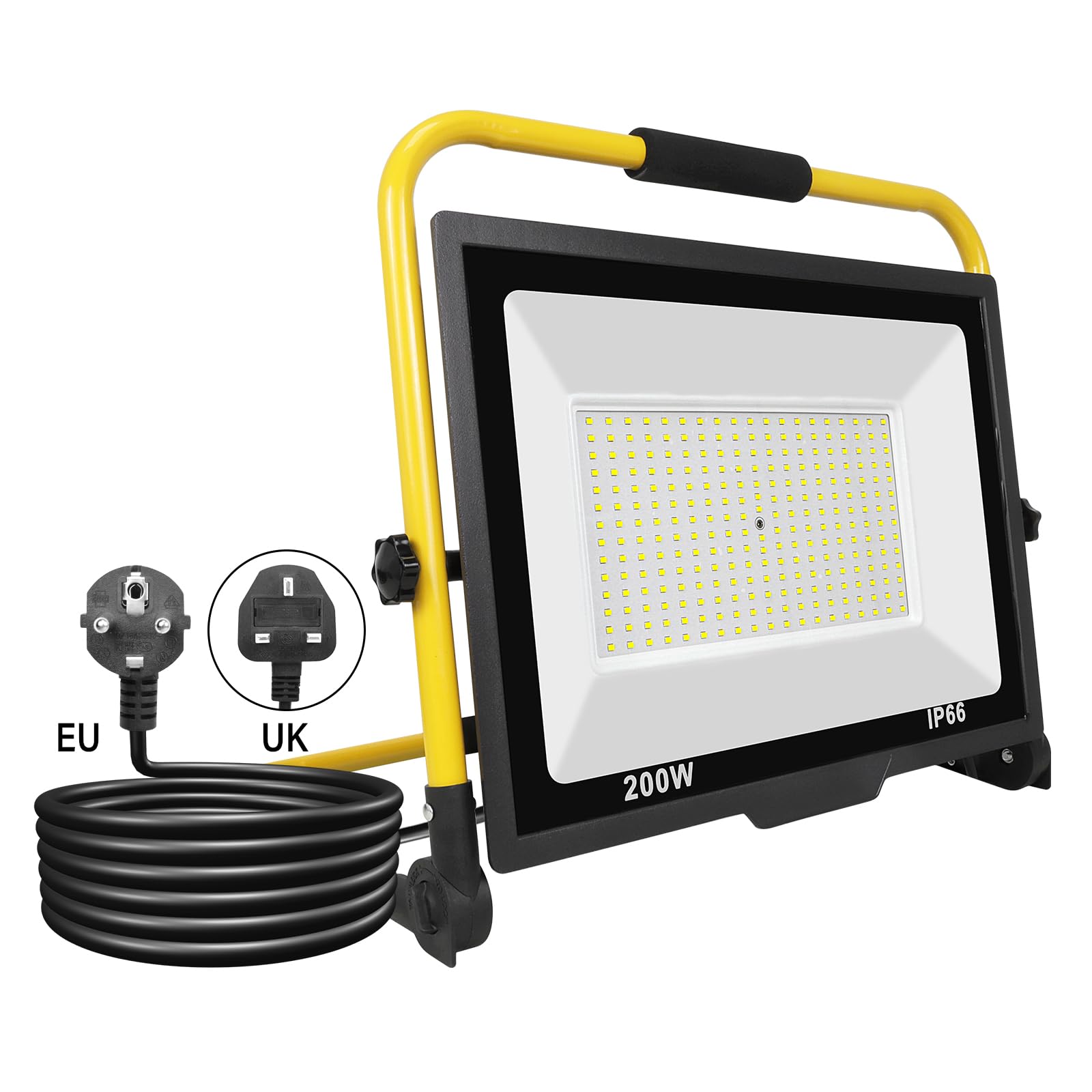 SKYWORLD Faretto LED da Cantiere 200W 20000LM