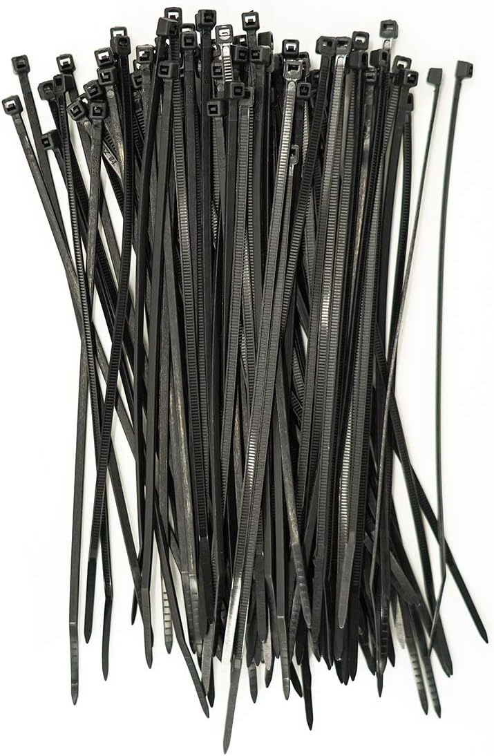 Erko Fascette plastica nere 400 x 7,6 mm 100 pezzi - immagine 3