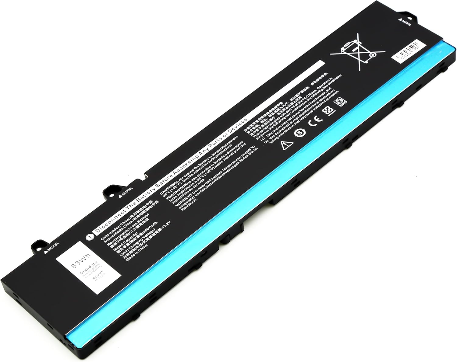 BLESYS RCVVT Batteria per Dell-Precision Laptop 11,55V 83Wh - immagine 5