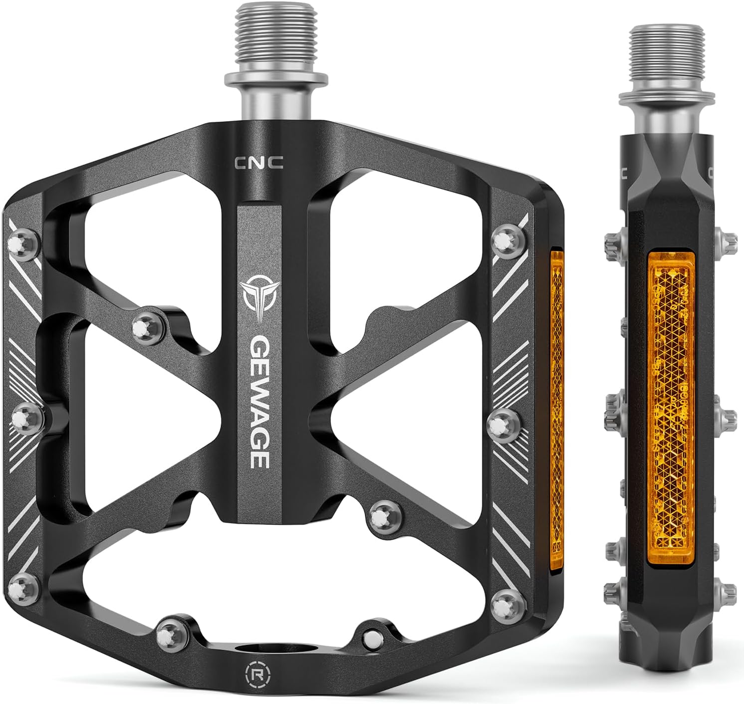 Gewage Pedali Bici in Alluminio CNC Antiscivolo - immagine 1