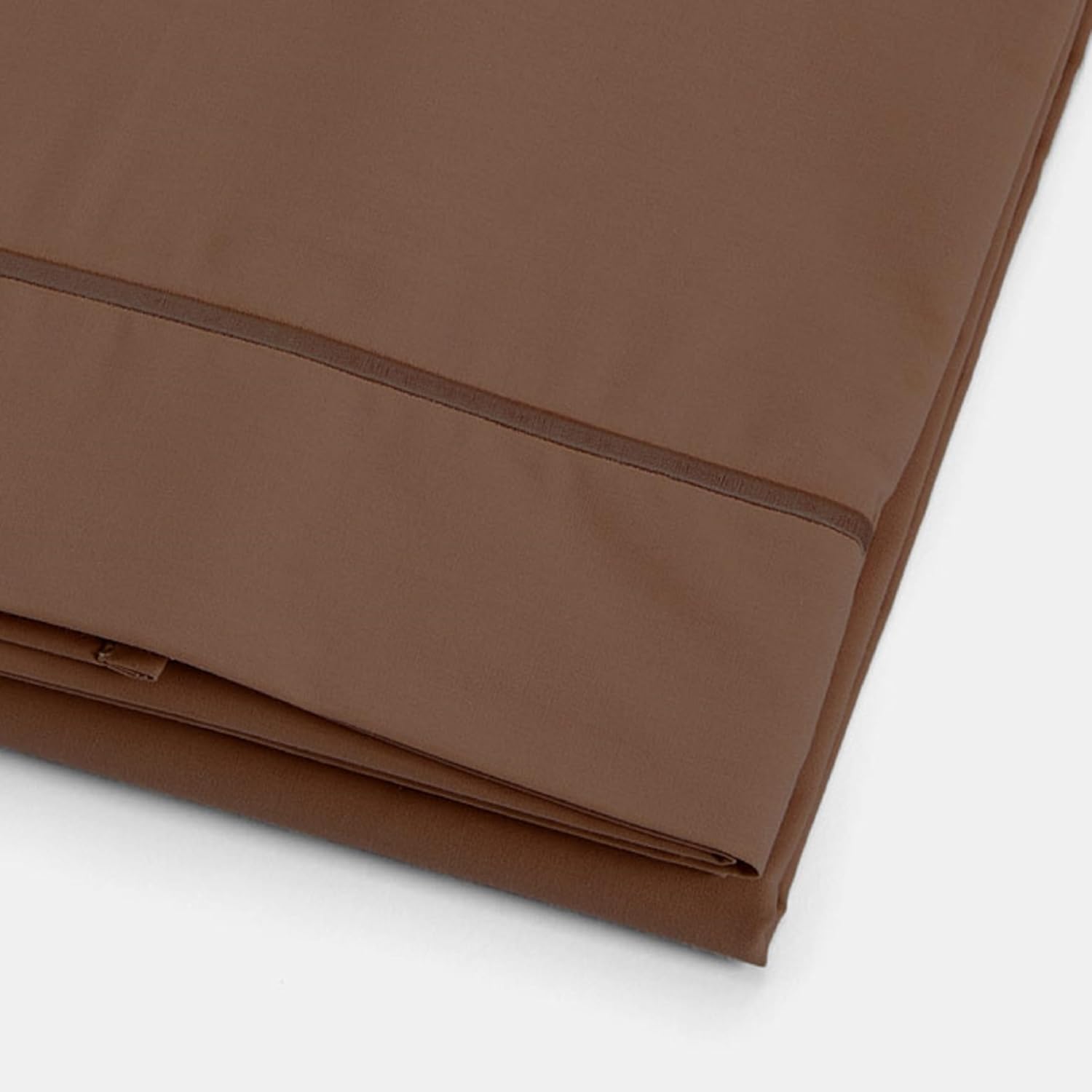 Bianca Plain Dyed Percale Deep Taupe - immagine 3