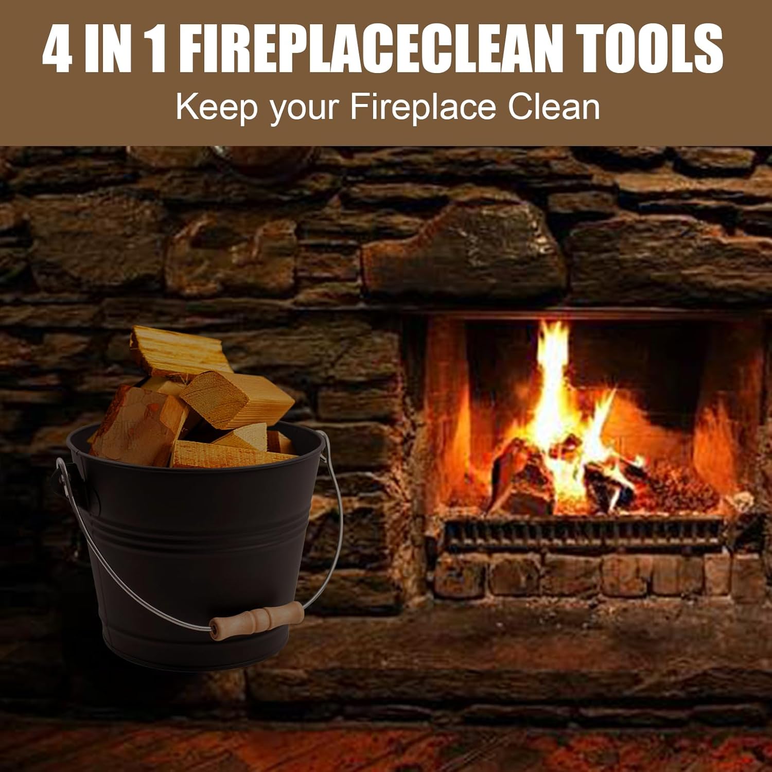 Brian & Dany Secchio per Cenere Camino 5L - immagine 7