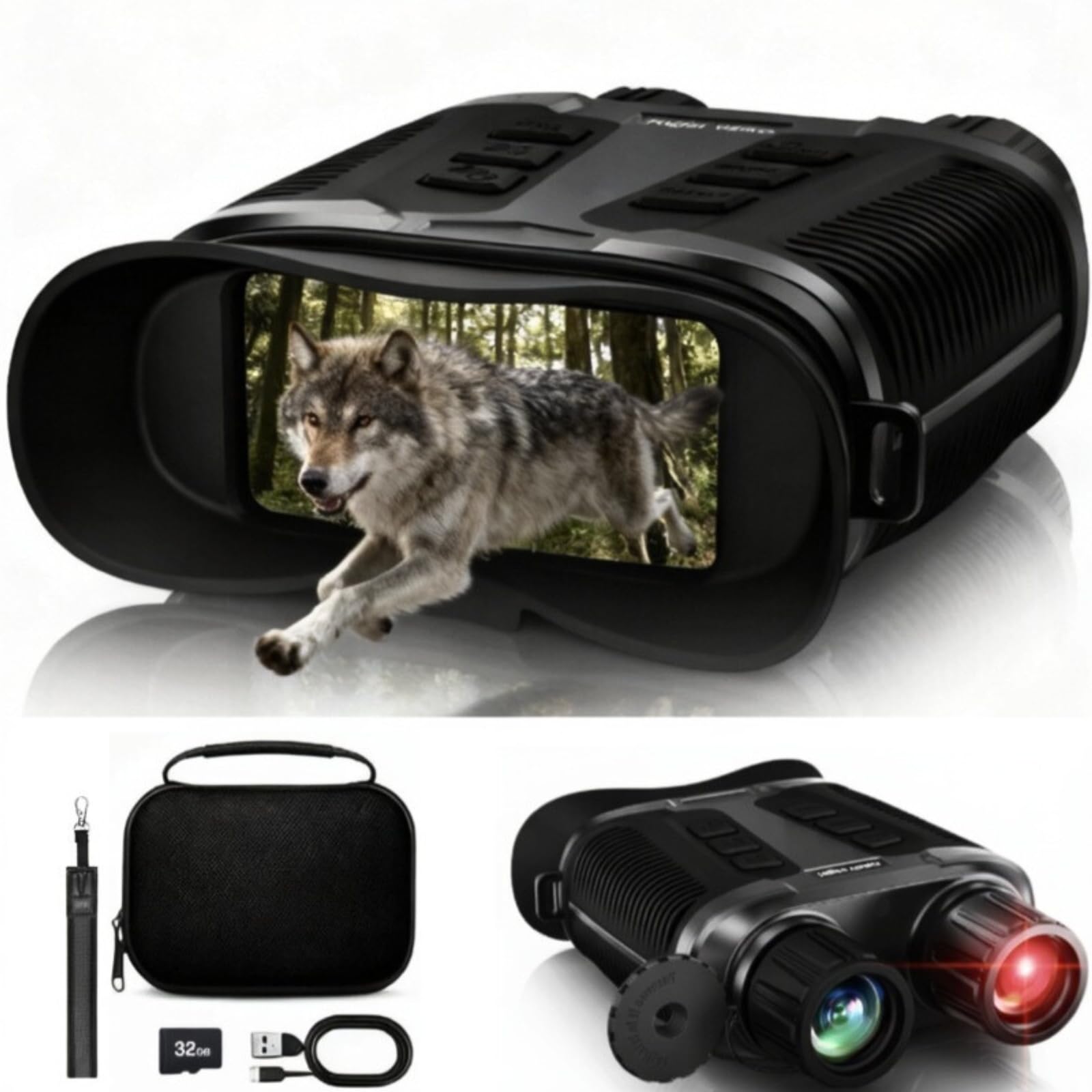 Binocolo 4K Visione Notturna 1000m per Adulti