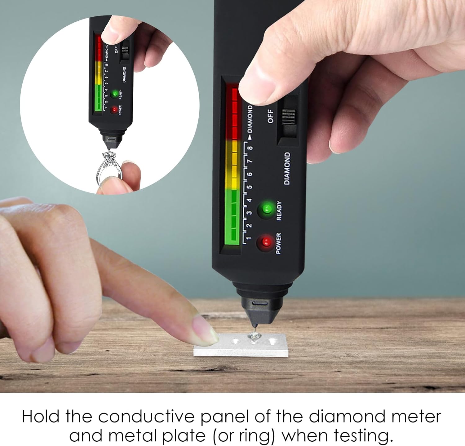 Tester Diamantato Professionale con Luce UV - immagine 4