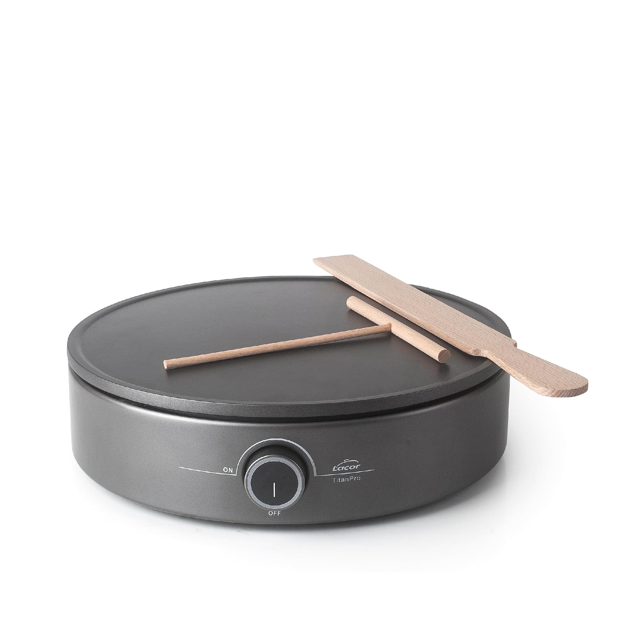 Lacor 69433 - Crepiera Elettrica XL 1500W, Ø33 cm