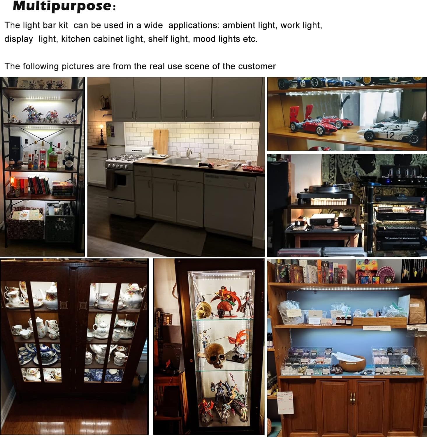 Kit LED con 4 Barre Luminose per Mobili - immagine 7