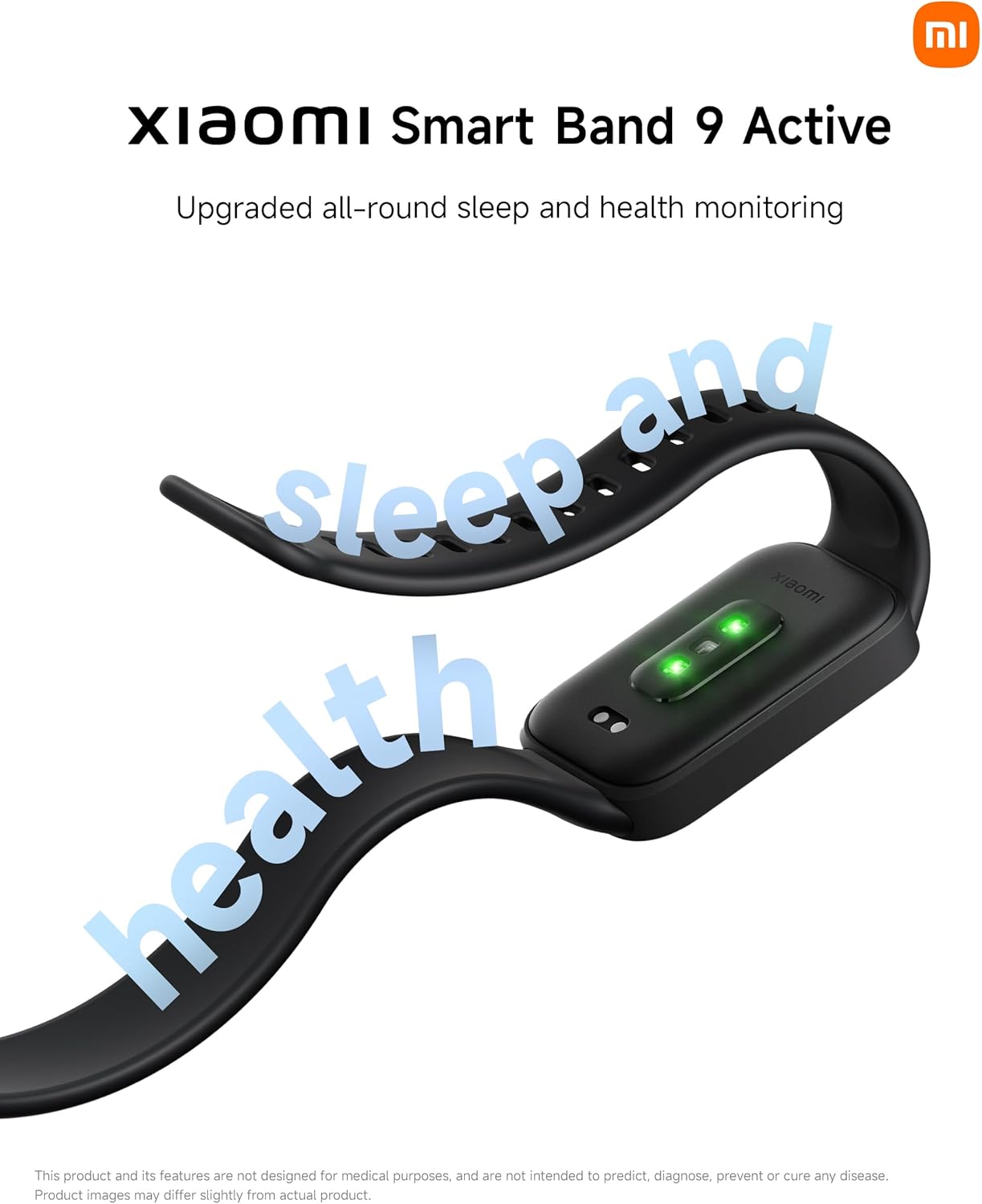 Xiaomi Smart Band 9 Active - Schermo 1.47", Rosa - immagine 5