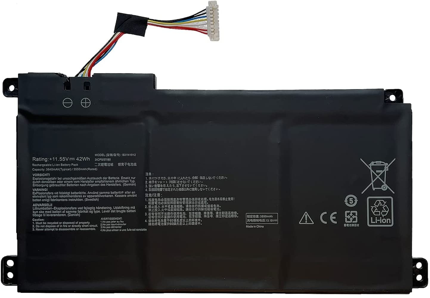 Askc B31N1912 Batteria Laptop per Asus VivoBook 14/15