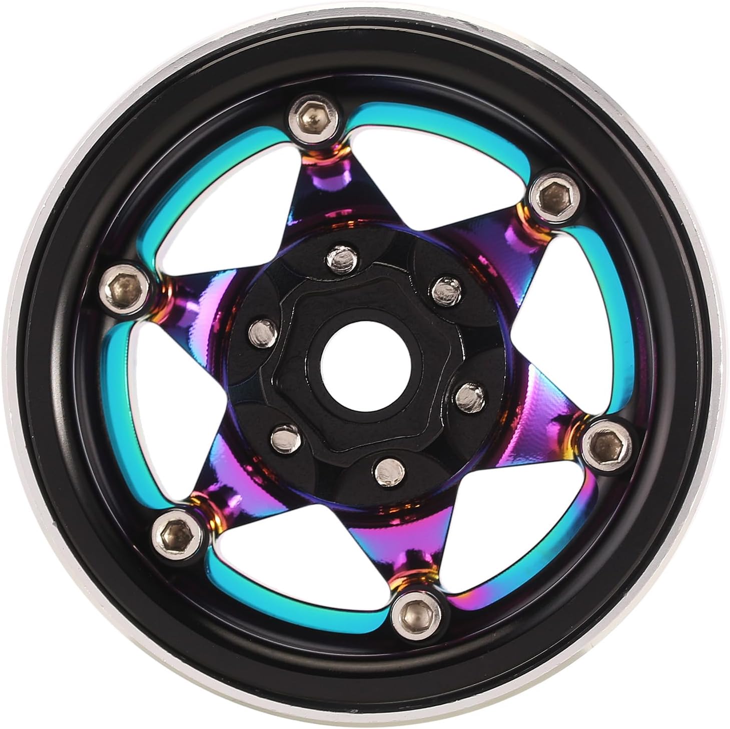 INJORA 1.9" Beadlock Cerchio Ruota Super Pesante - immagine 4