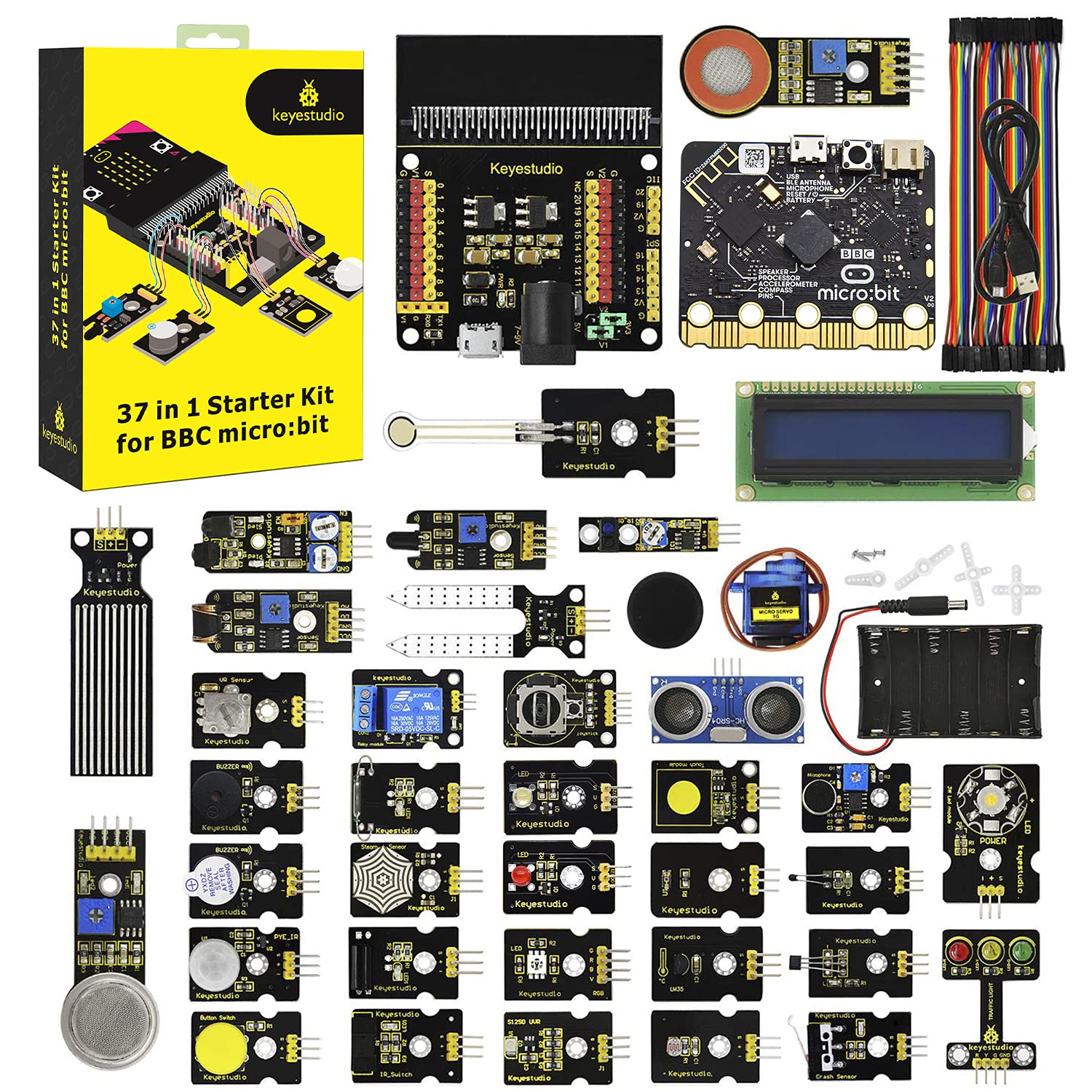 BBC Micro:bit Kit Sensore 37 in 1 con Microbit