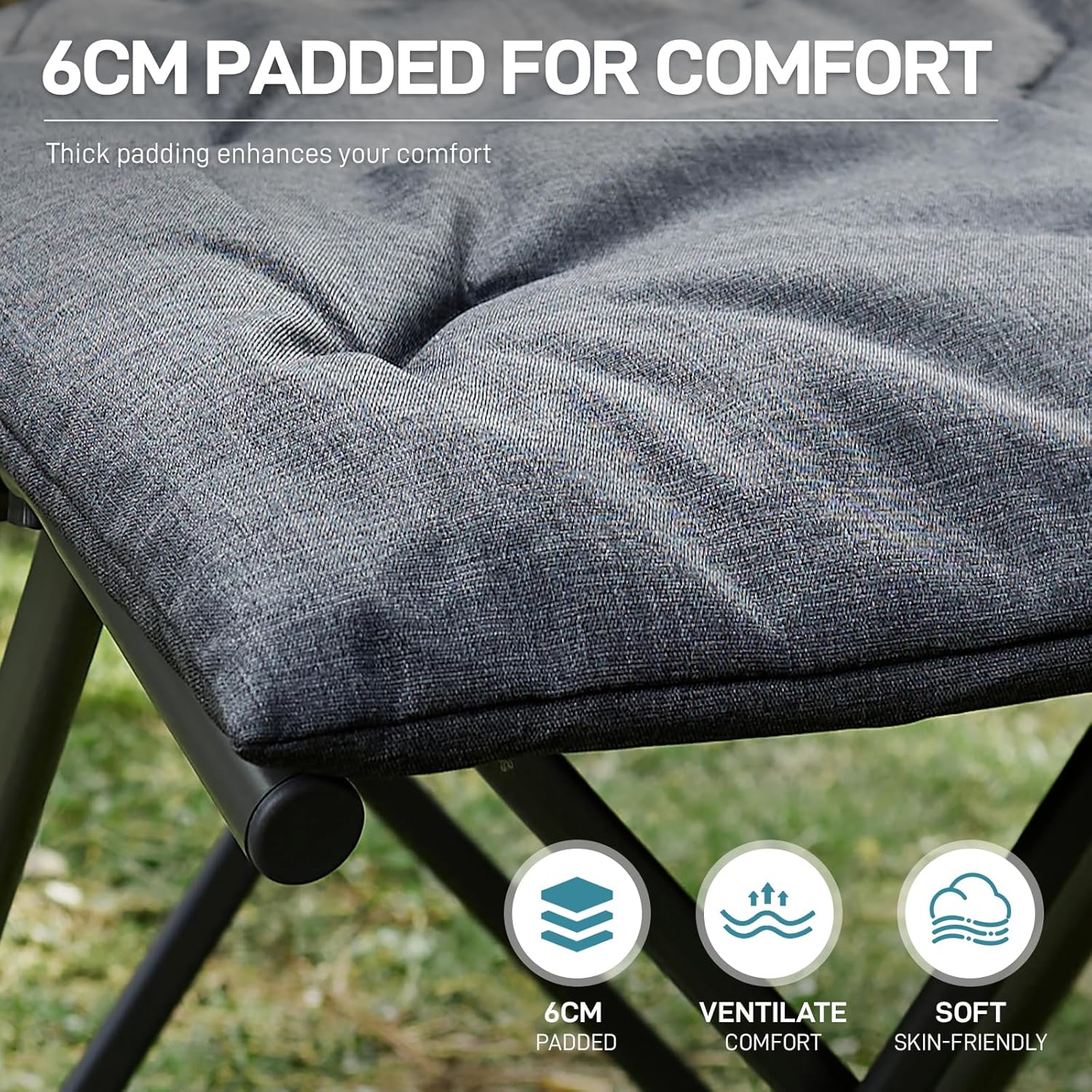 Ever Advanced Poggiapiedi da Campeggio Pieghevole - immagine 6