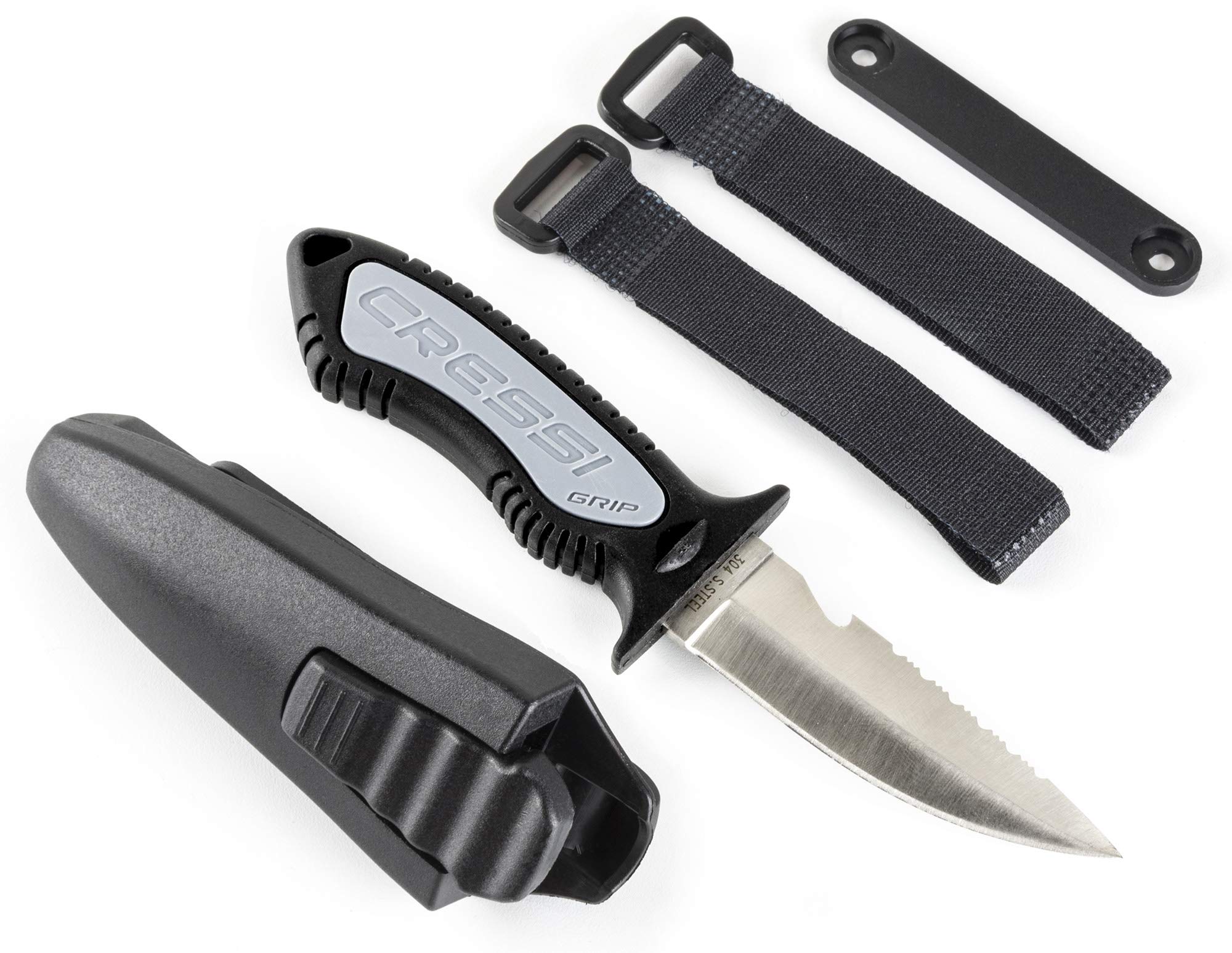 Cressi RC559400 Coltello Subacqueo, , Nero, Taglia Unica