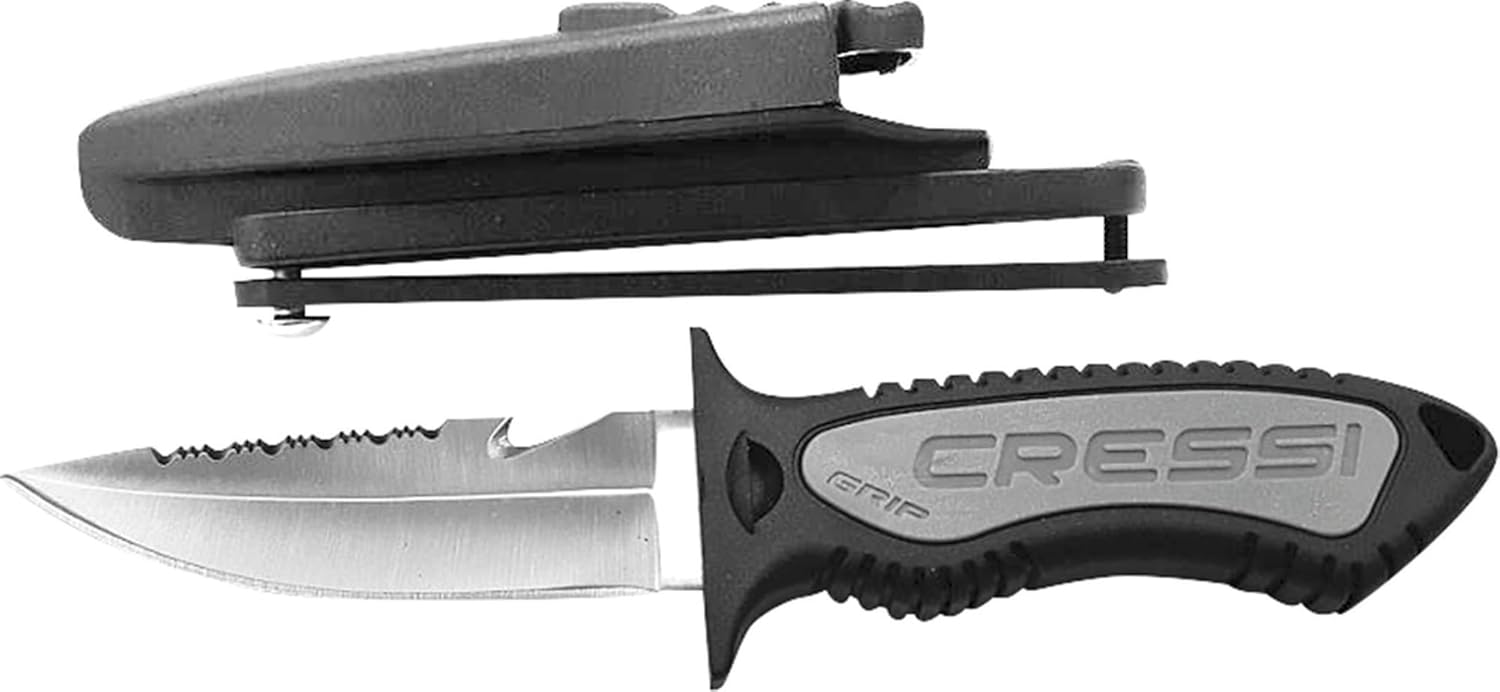 Cressi RC559400 Coltello Subacqueo, , Nero, Taglia Unica - immagine 3