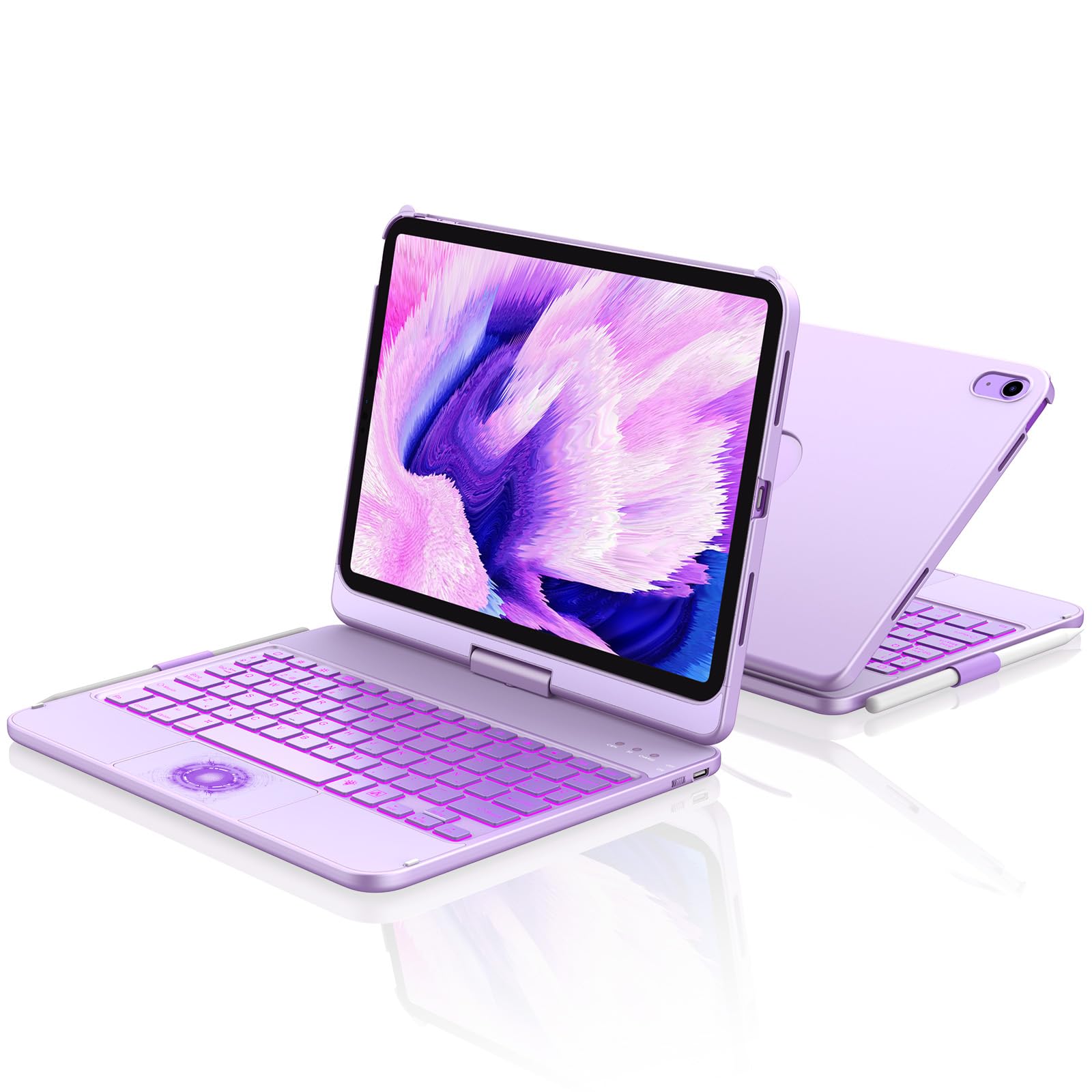 Amzcase Custodia per iPad 10.9" 10a Gen con Tastiera