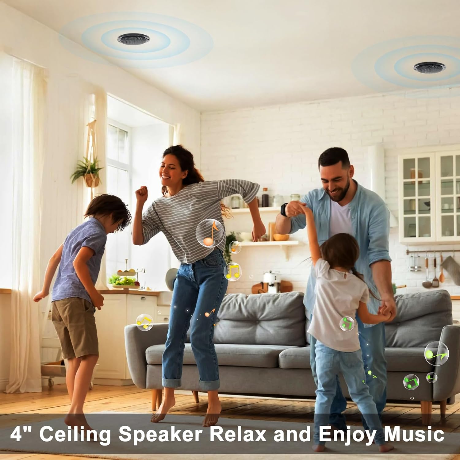 Studiofinix Altoparlanti a Tetto Bluetooth Impermeabili, Neri - immagine 6