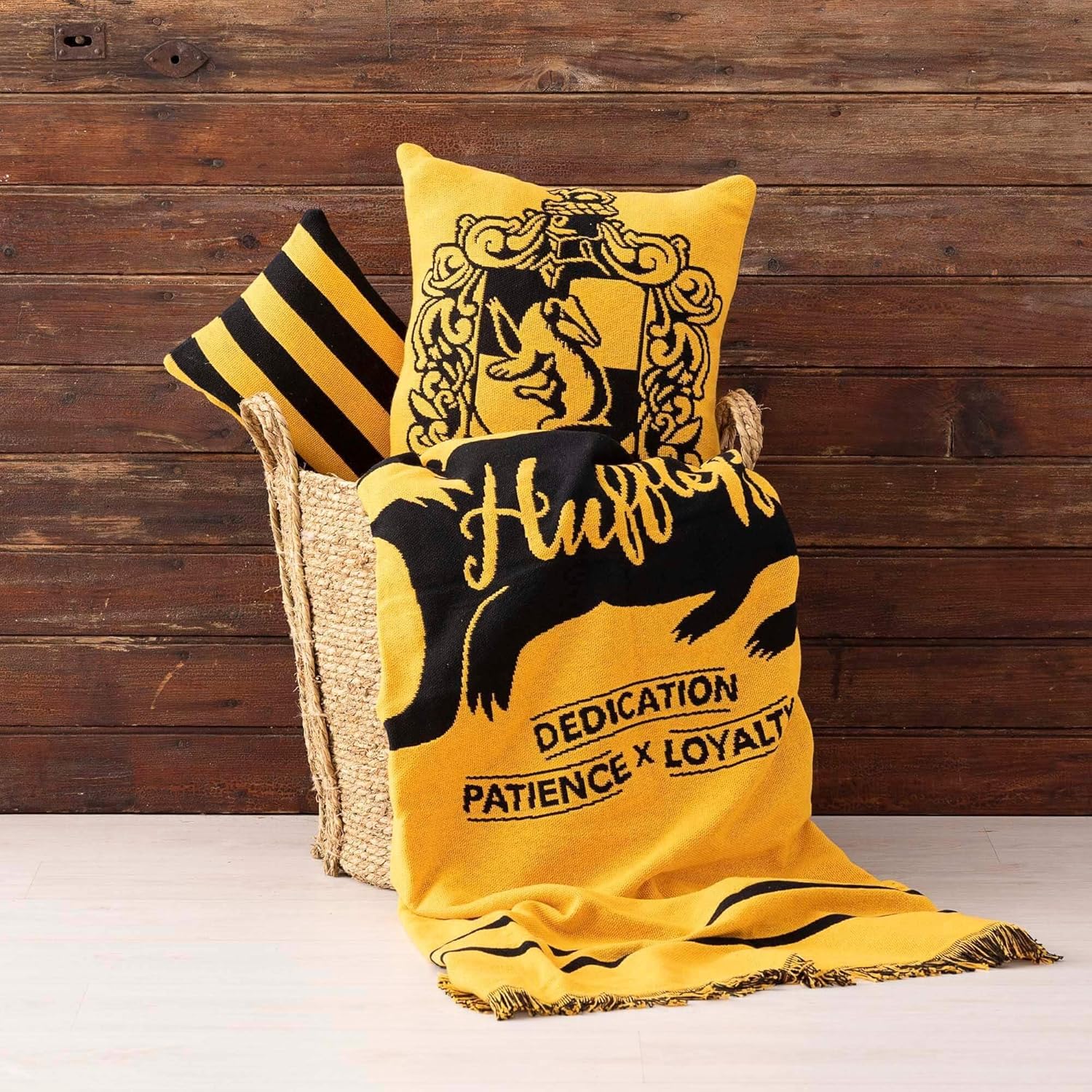 MANTA JAQUARD 180X240 HUFFLEPUFF VALUES - immagine 3