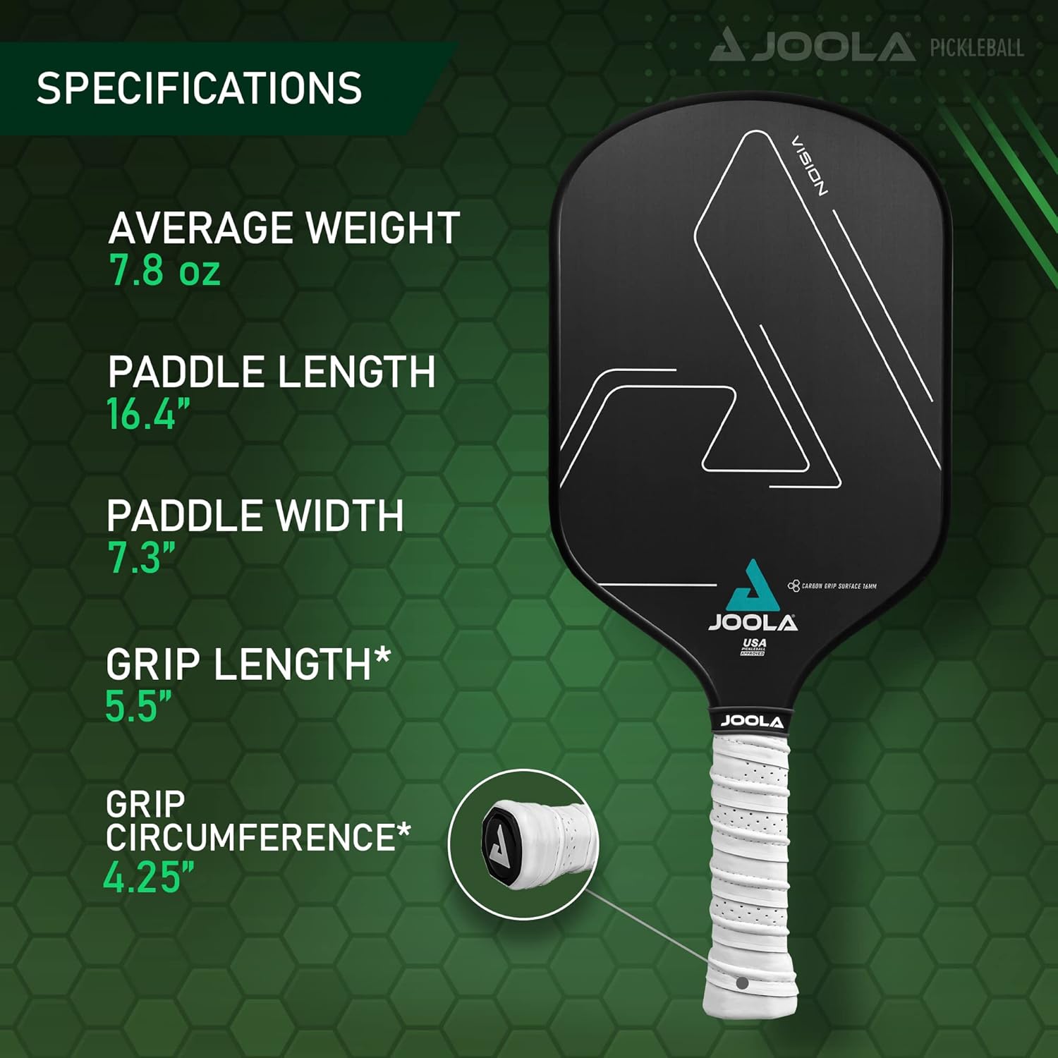 Joola Vision - Racchetta da Pickleball Carbonio - immagine 4