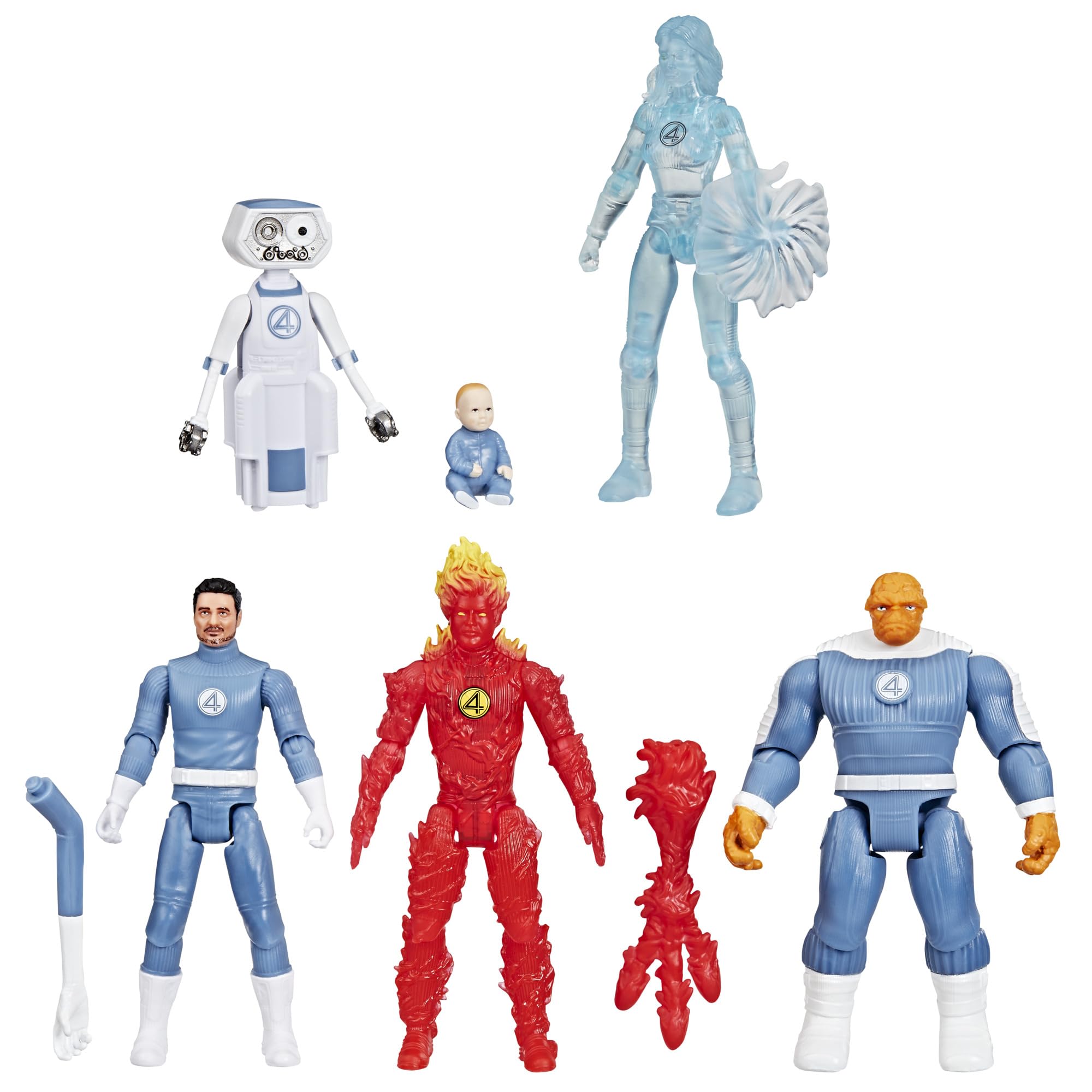 Hasbro Marvel Studios I Fantastici Quattro - Set 6 Action Figure