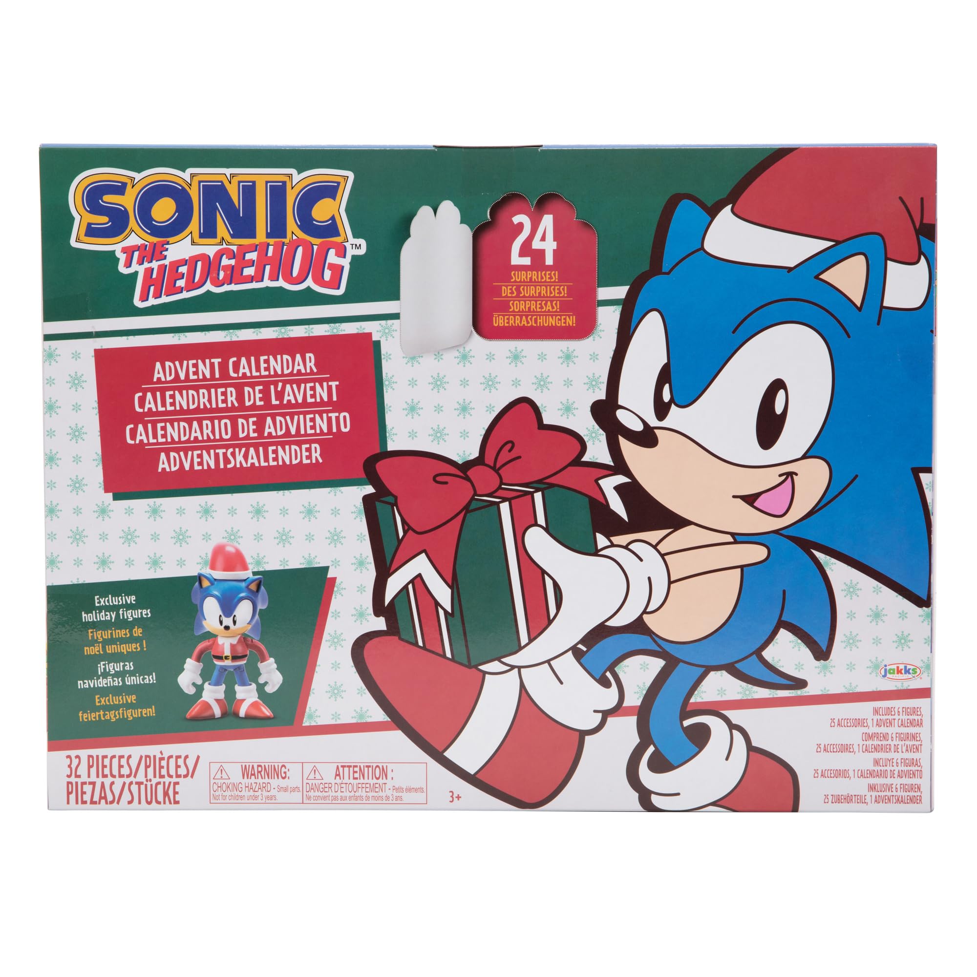 JAKKS PACIFIC Calendario Adviento Sonic The Hedgehog, 142387