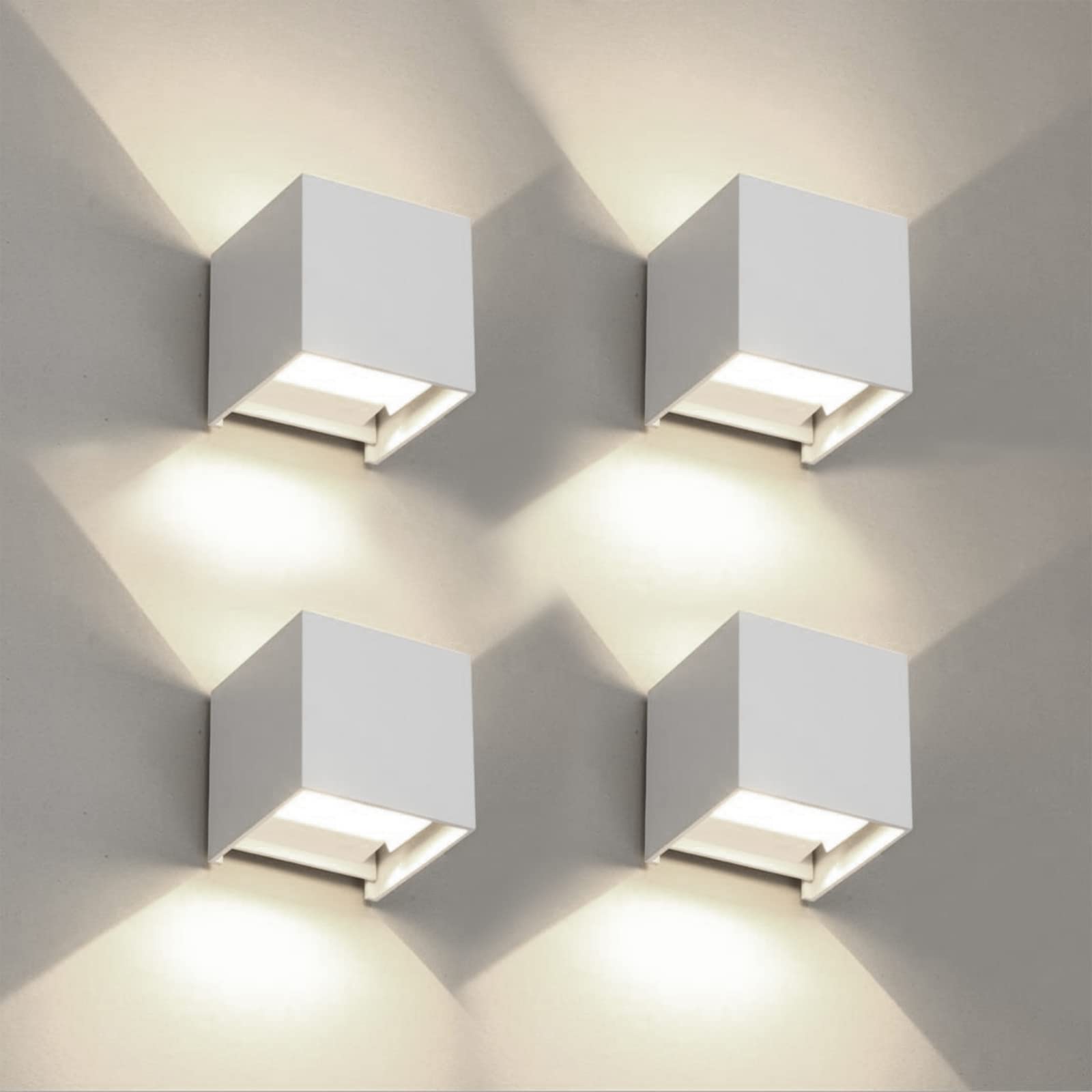 Applique da Parete Esterno/Interno LED Cubo 12W 4000K