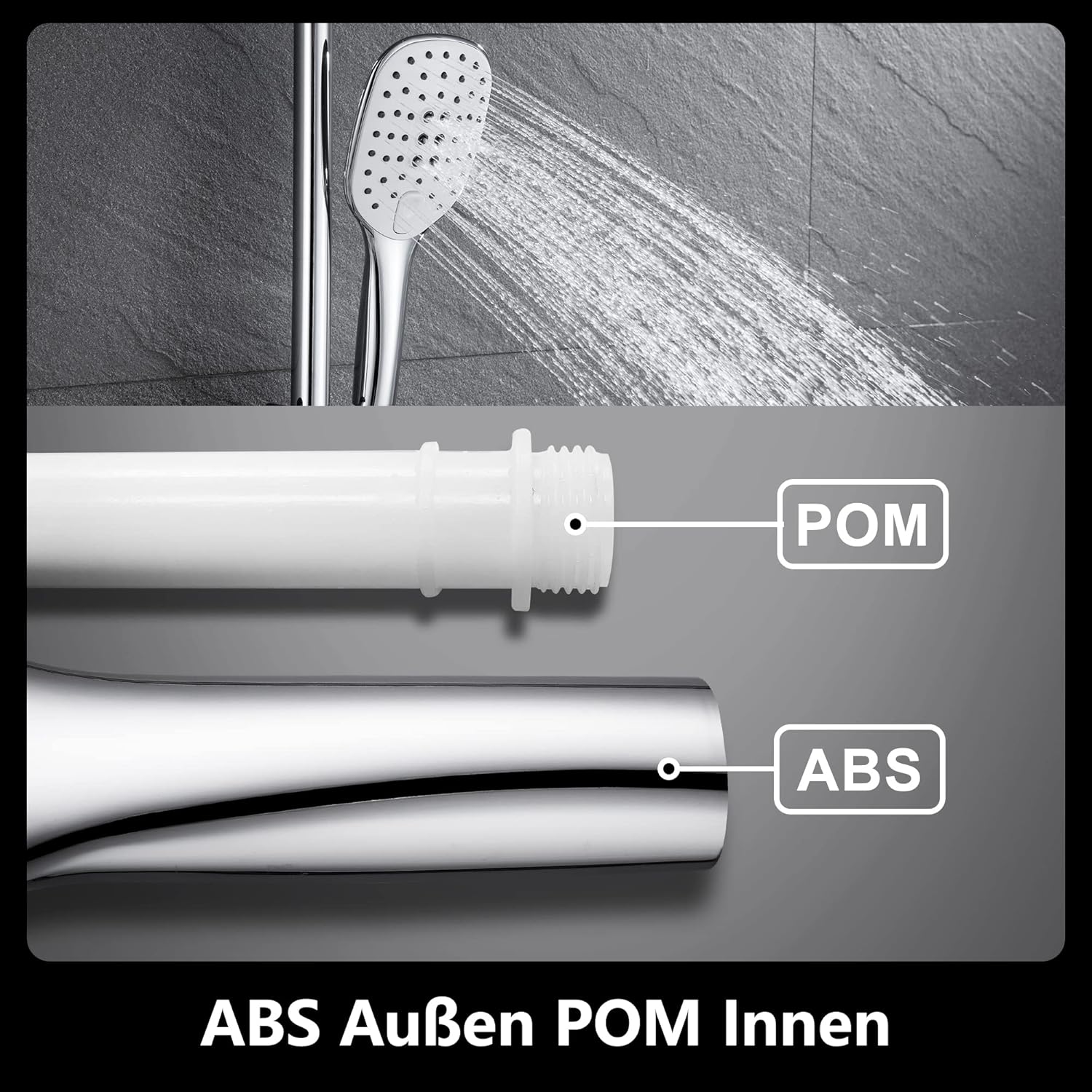 Joho Colonna Doccia a Parete INOX 70 cm - immagine 4