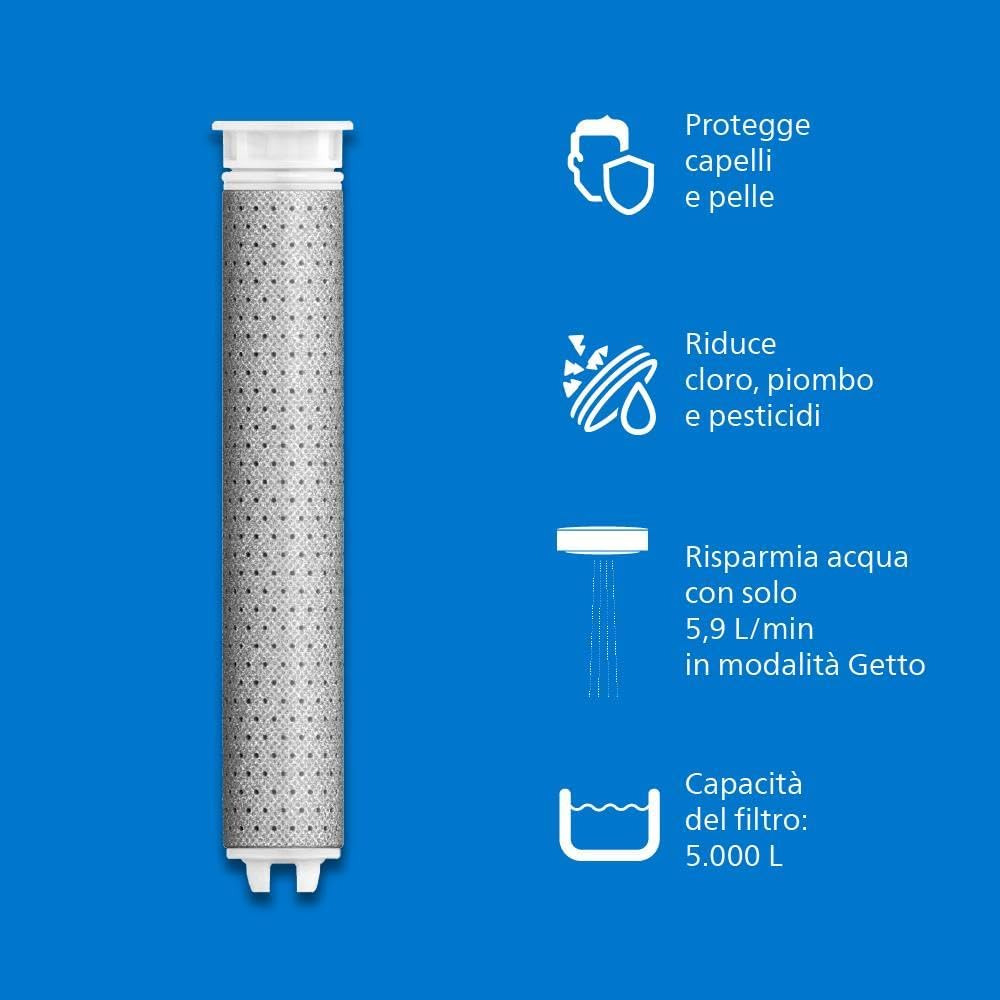 Philips Soffione Doccia con Filtro, Tre Modalità - immagine 2