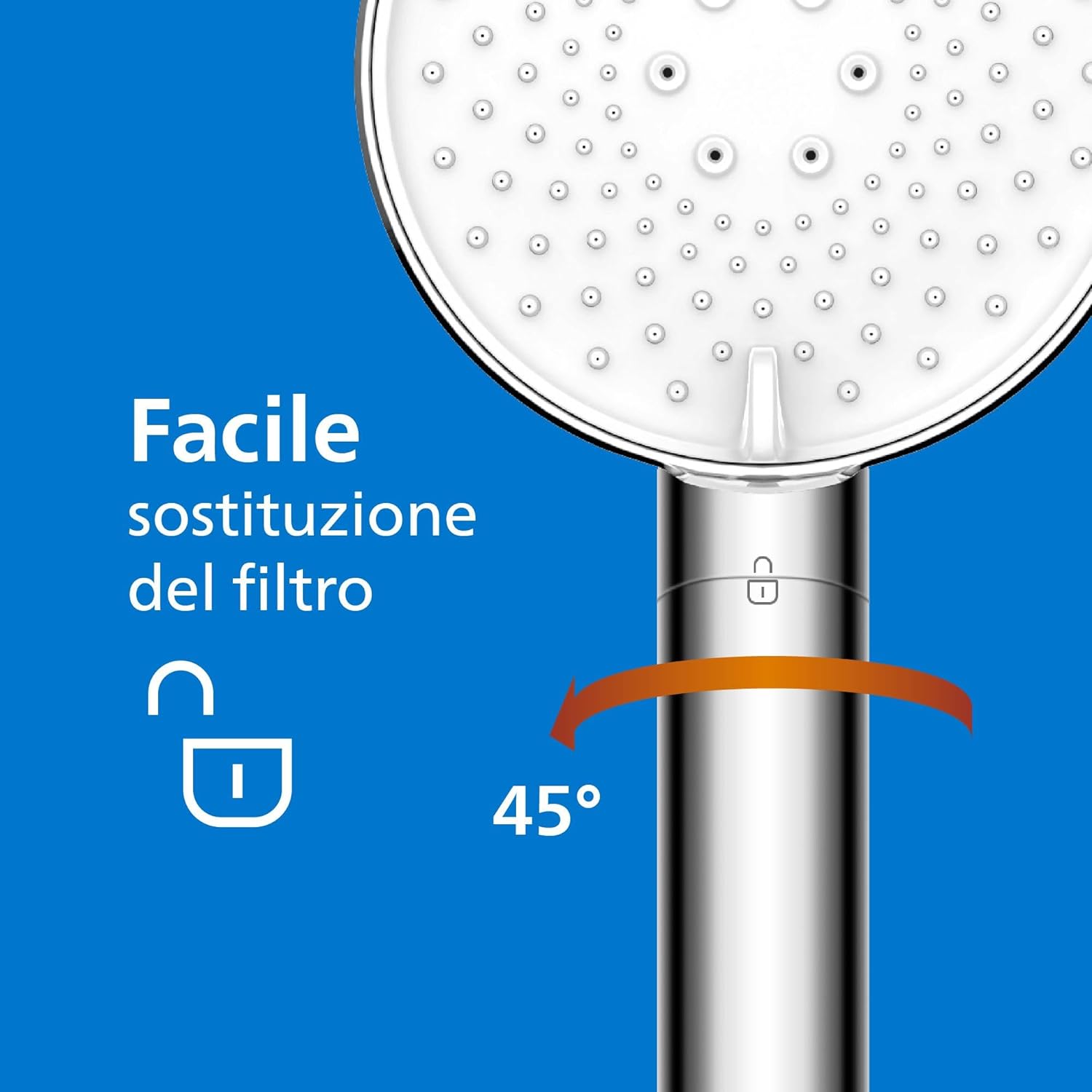 Philips Soffione Doccia con Filtro, Tre Modalità - immagine 6
