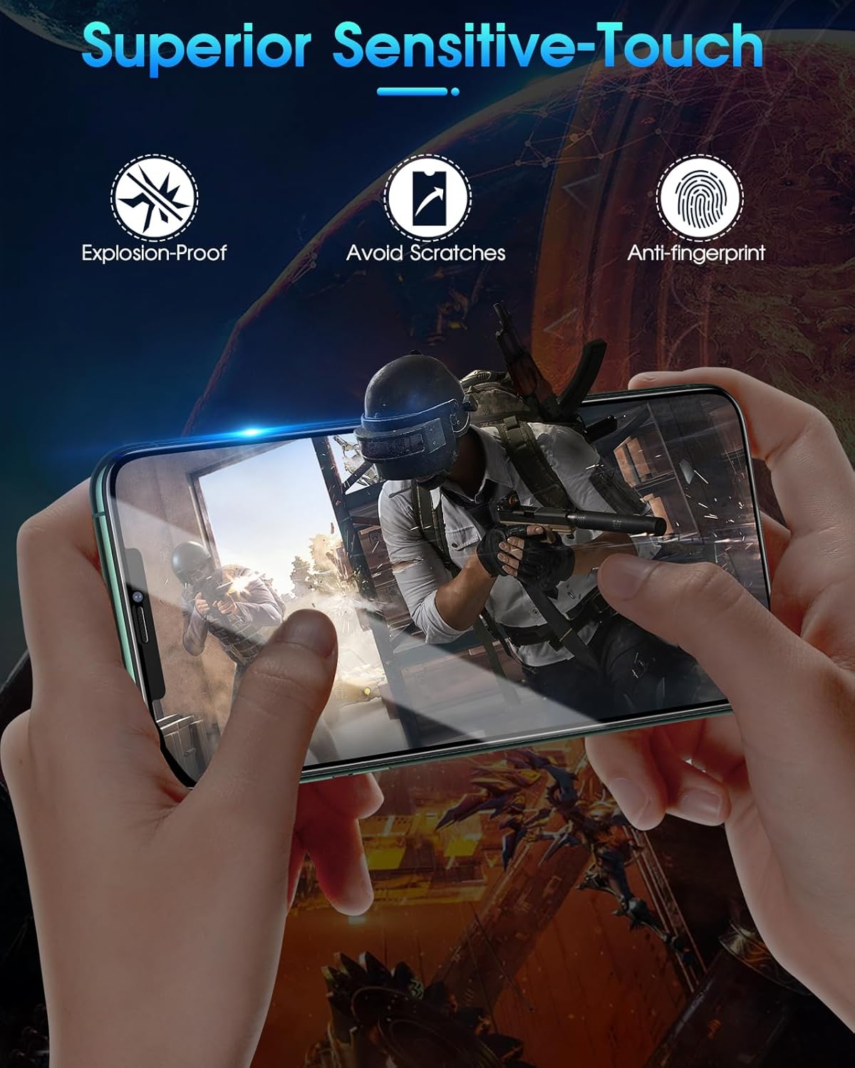 Schermo LCD per Huawei Mate 20 X Nero - immagine 3