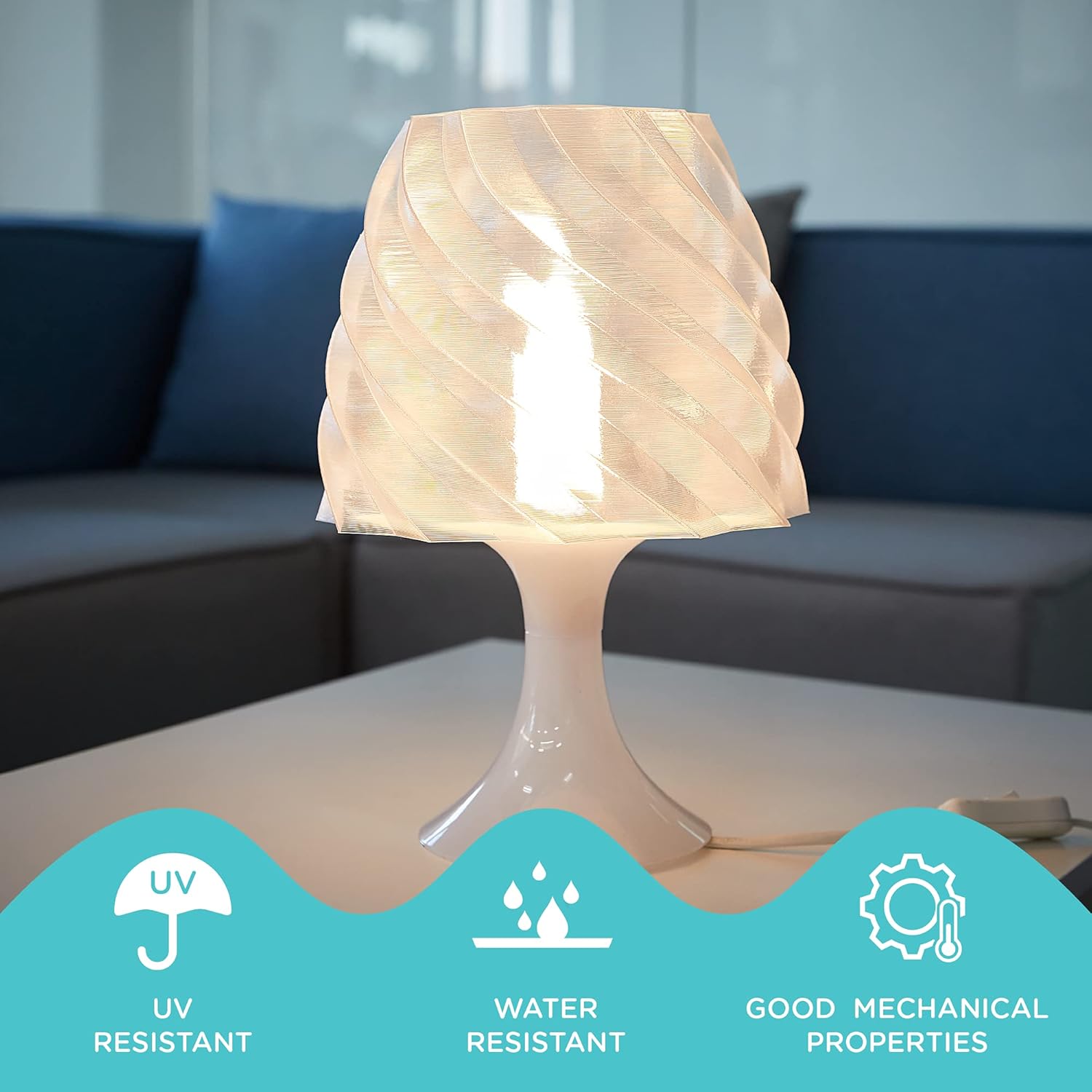 Polymaker PolyLite PC Transparent - 1.75mm - 1kg - immagine 2