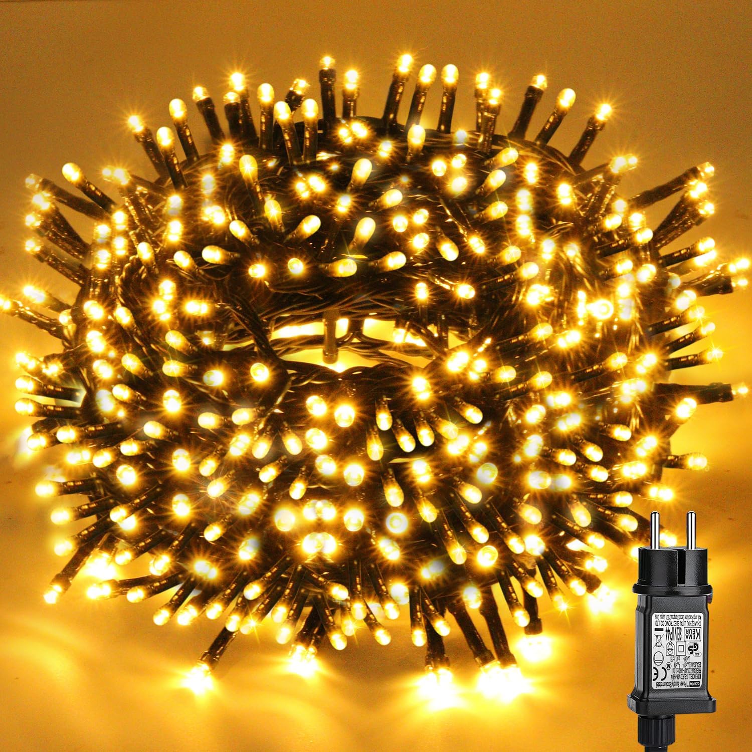 Luci Albero di Natale 30M 300LED Esterno, Collegabile - immagine 1