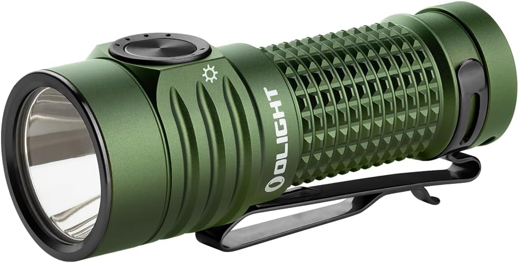 OLIGHT Baton Turbo - Torcia LED Ricaricabile 1000 lumen, Verde - immagine 1