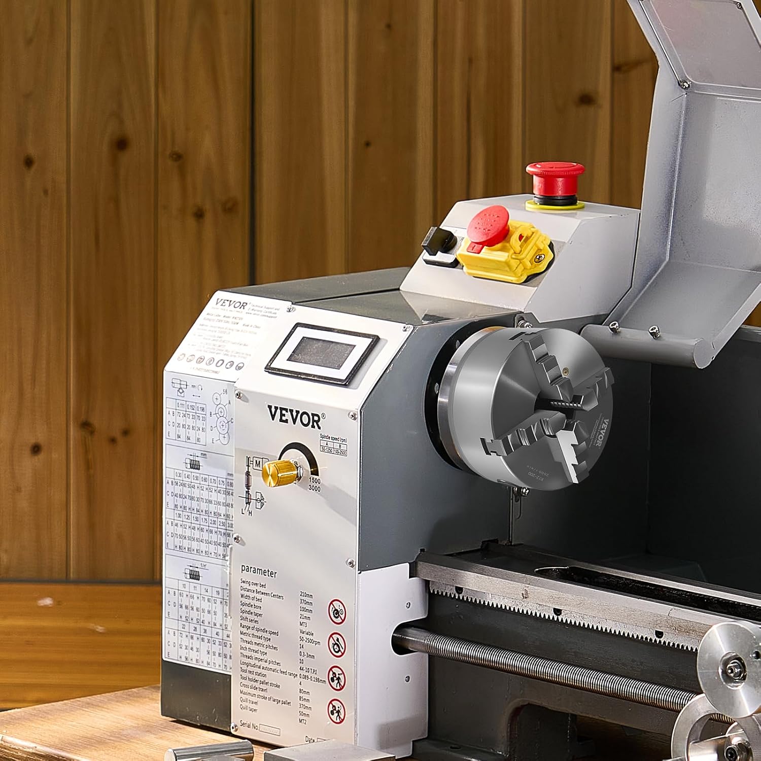 Vevor Piastra Mandrino per Tornio a 4 Griffe 200 mm - immagine 8