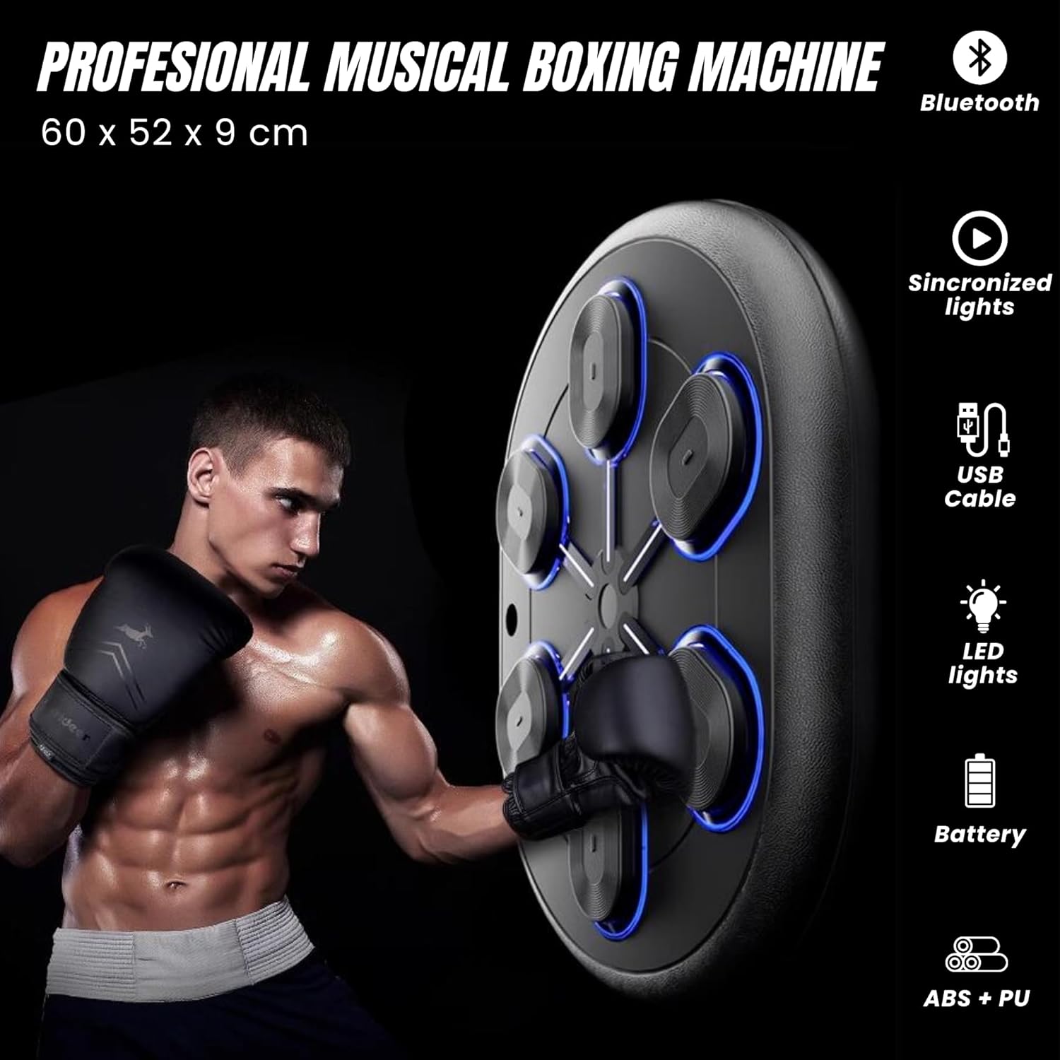 MAGIC SELECT Macchina da Boxe Musicale a Parete in PU - immagine 2