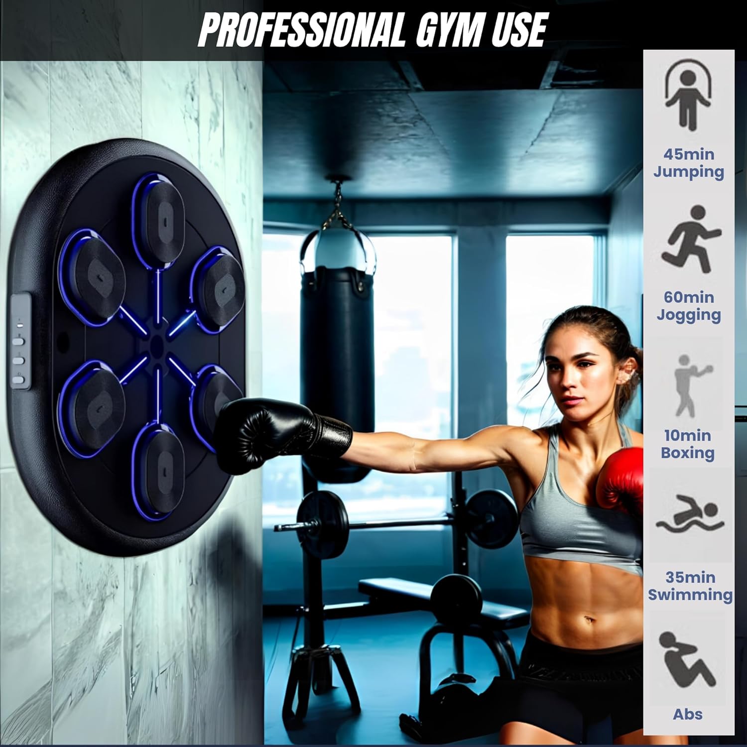 MAGIC SELECT Macchina da Boxe Musicale a Parete in PU - immagine 5