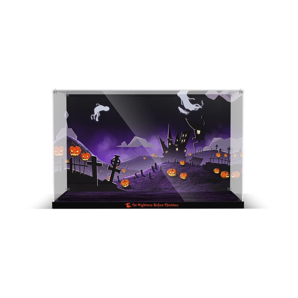 Cooldac Vetrina Acrilico per Lego Nightmare Before Christmas 21351