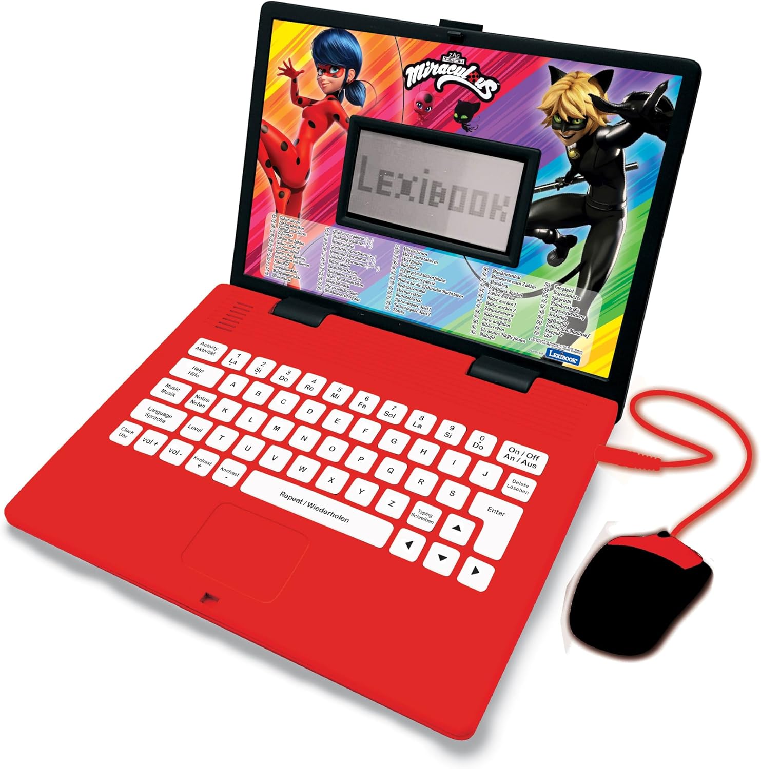 Lexibook Miraculous Ladybug - Laptop Bilingue Didattico - immagine 1