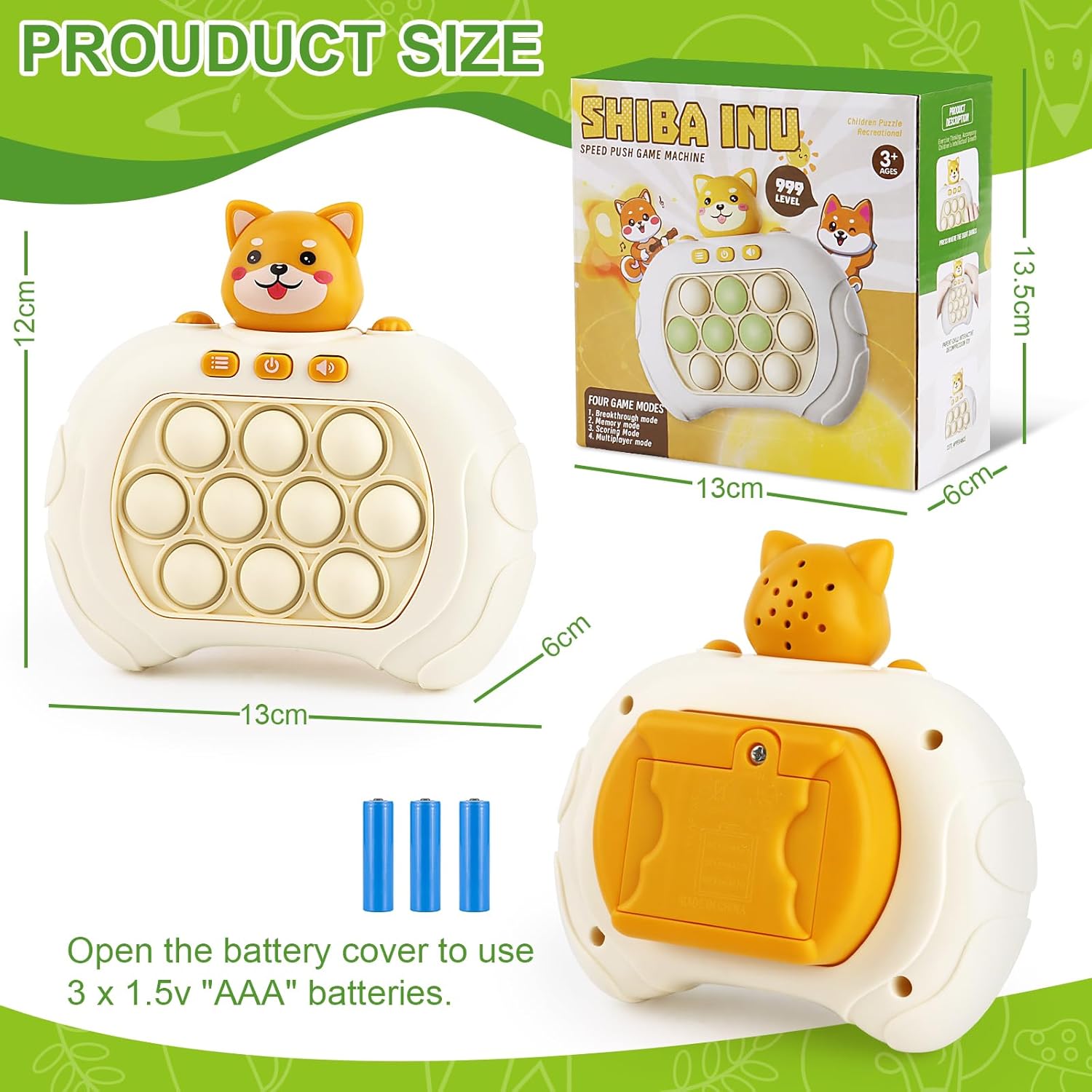 MXTIMWAN Pop It Elettronico - Gioco Quick Push - immagine 2