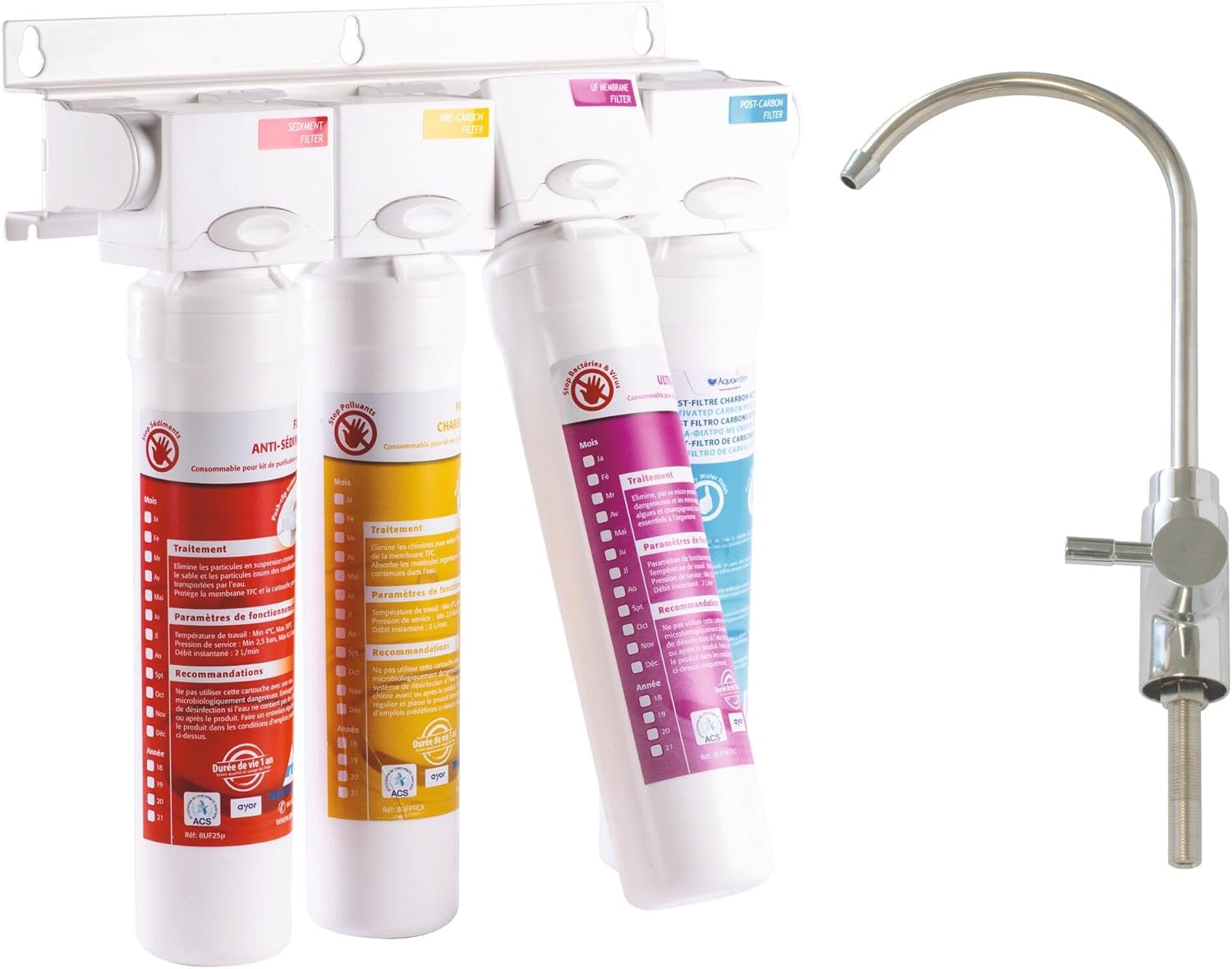 AquaWater Aqua Ultrapur - Sistema Ultrafiltrazione Sottolavello