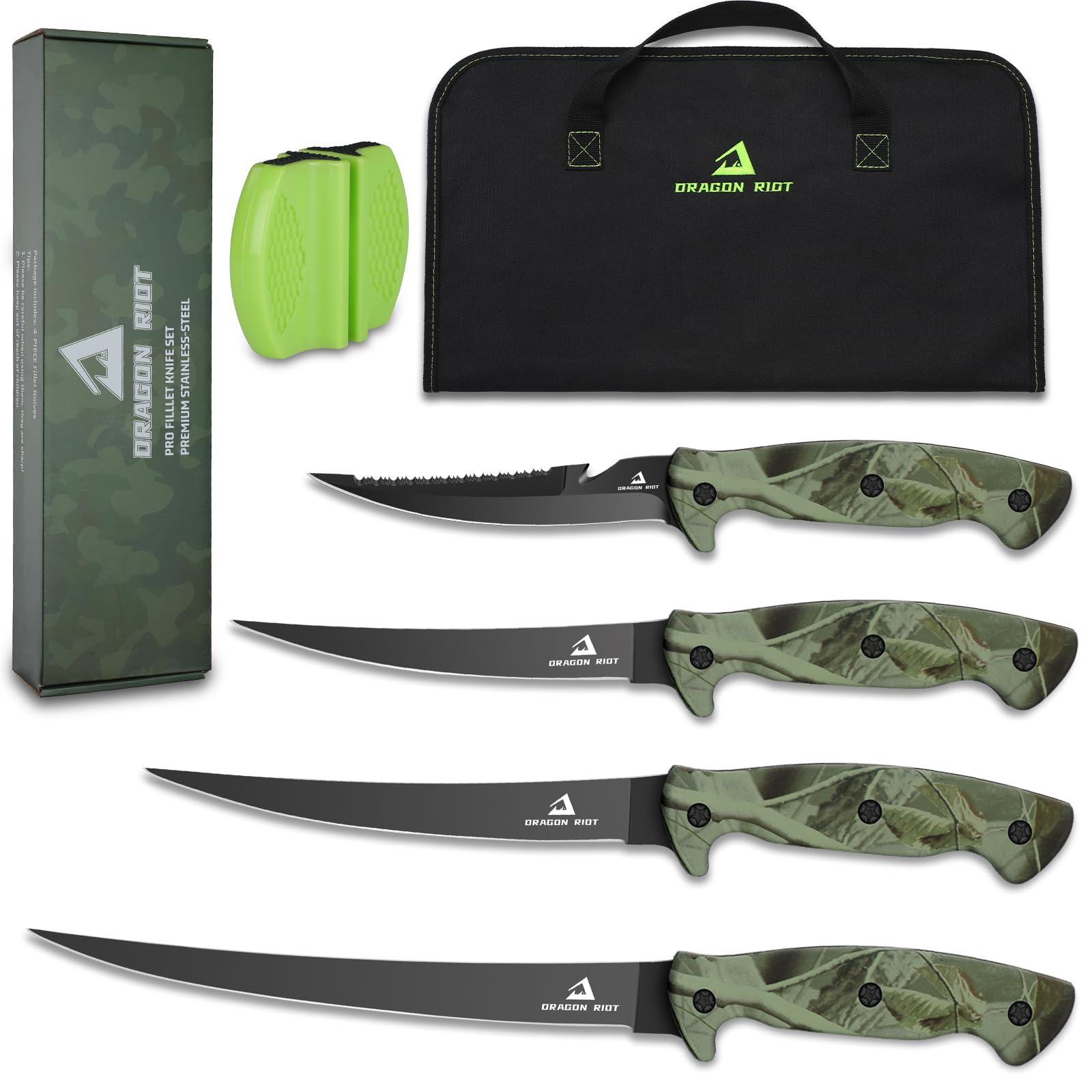 Dragon Riot Set Coltelli per Sfilettare Pesce