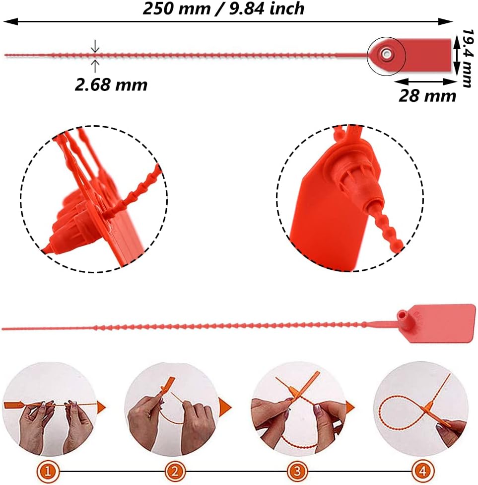 100 Pezzi Etichette Plastica Scrivibili Multicolore - immagine 3