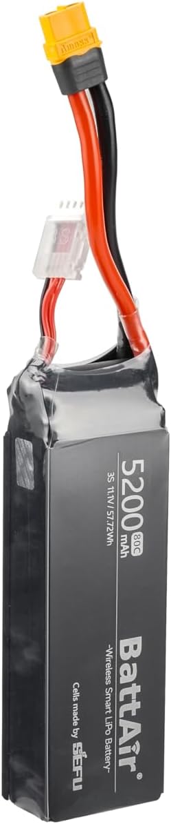 Isdt Batteria 11.1V 3S 5200mAh 80C BattAir Rc - immagine 3