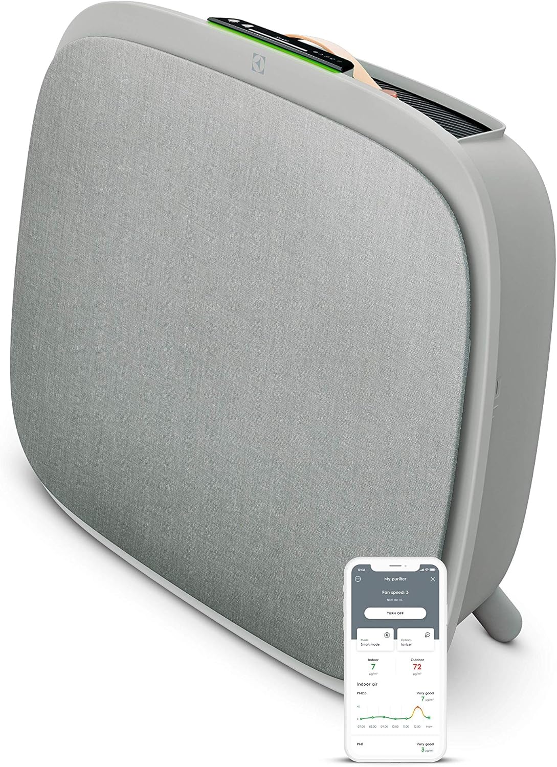 Electrolux Well A7 Purificatore d'Aria, Grigio - immagine 1