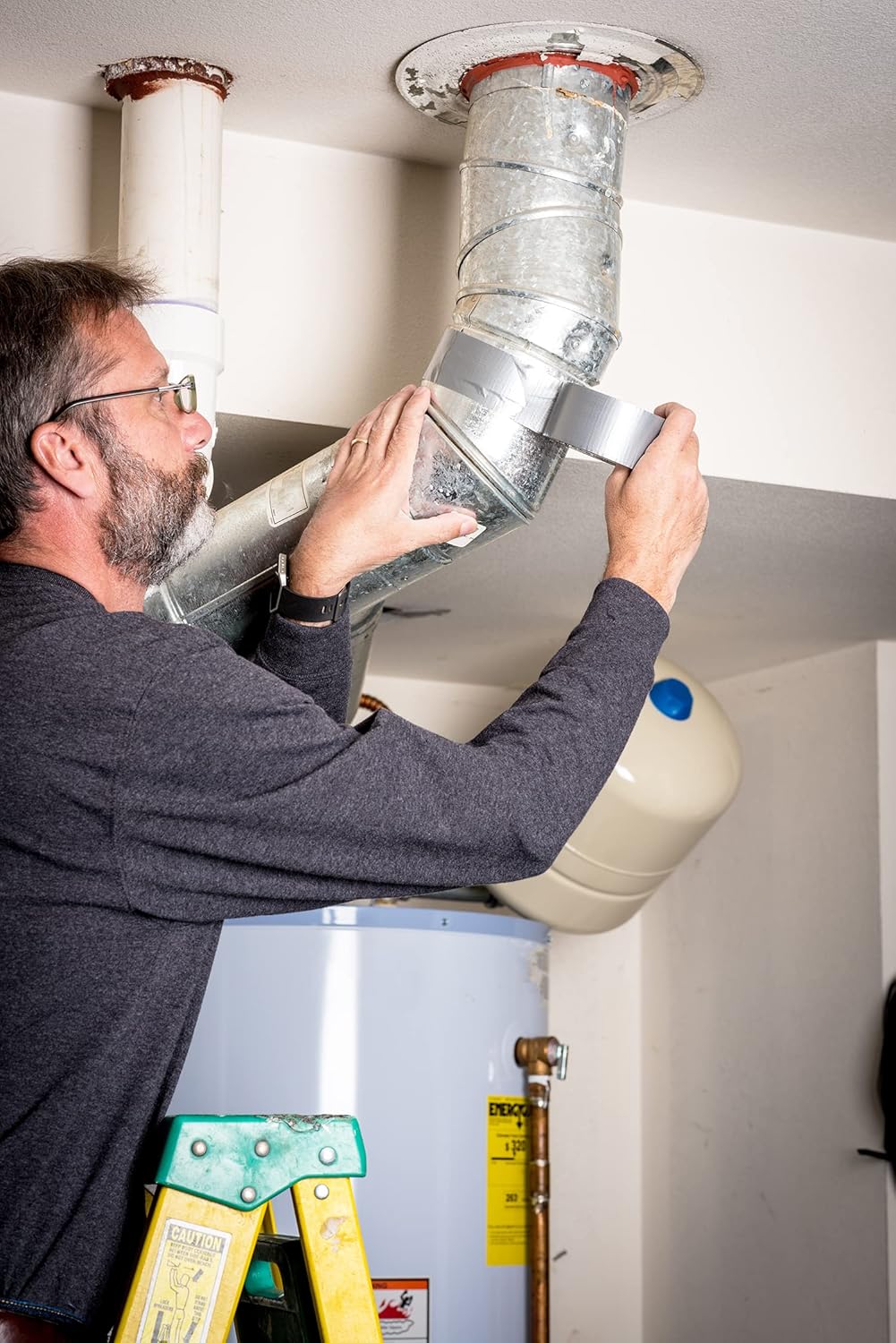 Acit Nastro Telato Americano 50mm x 25m, Grigio - immagine 2