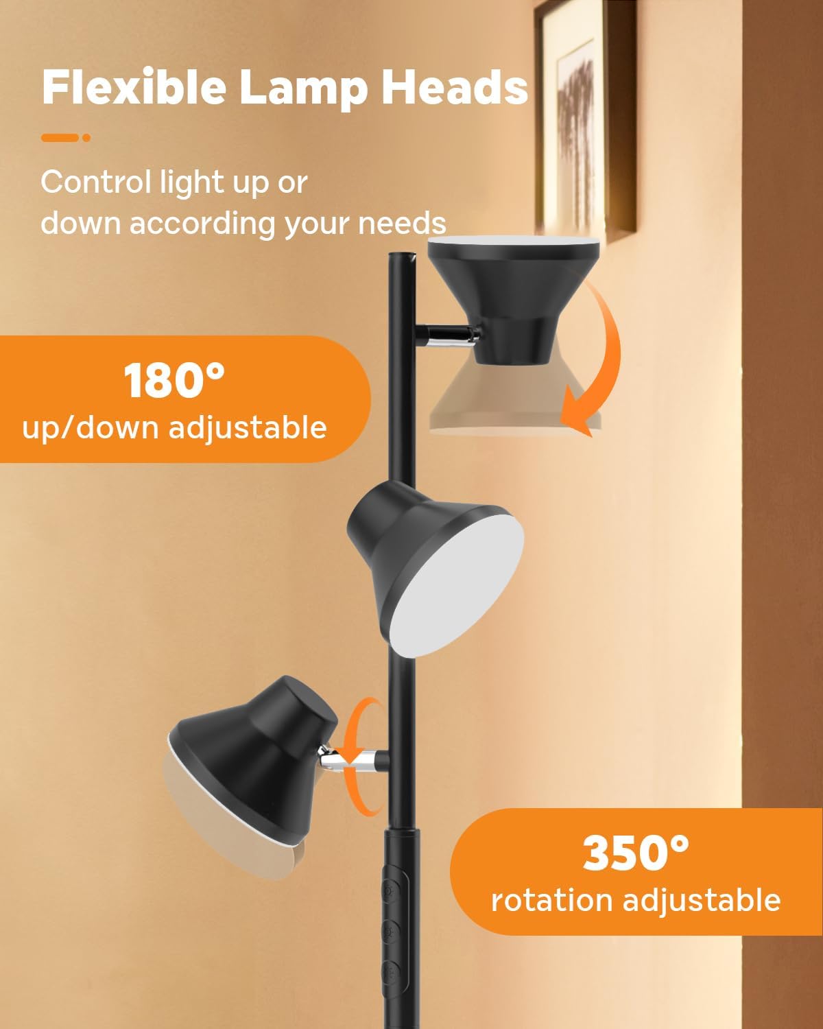 SIBRILLE Lampada da Terra Dimmerabile 36W 2500LM - immagine 5
