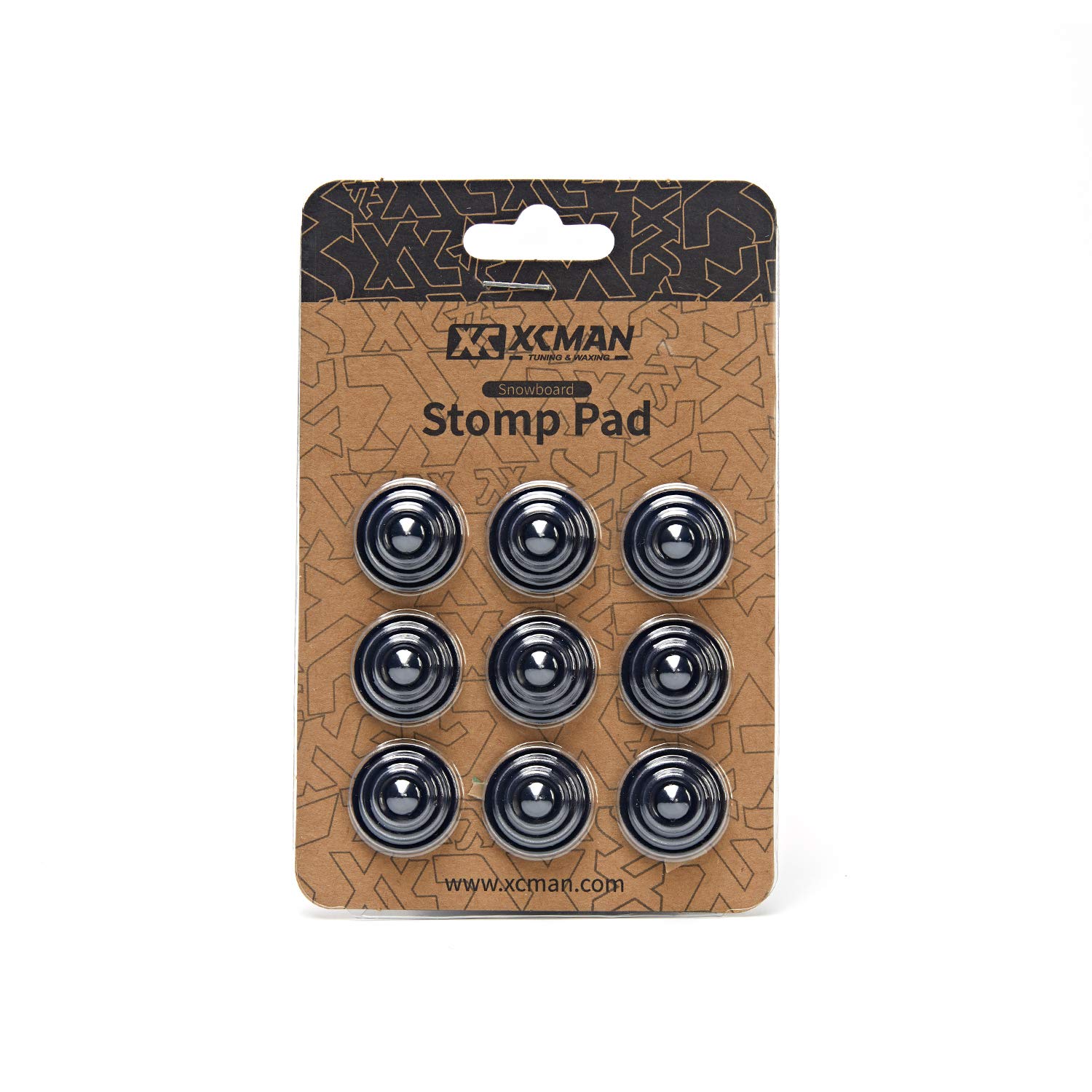 XCMAN 4 Layer-Cone Studs Snowboard Stomp Pad - 9pcs