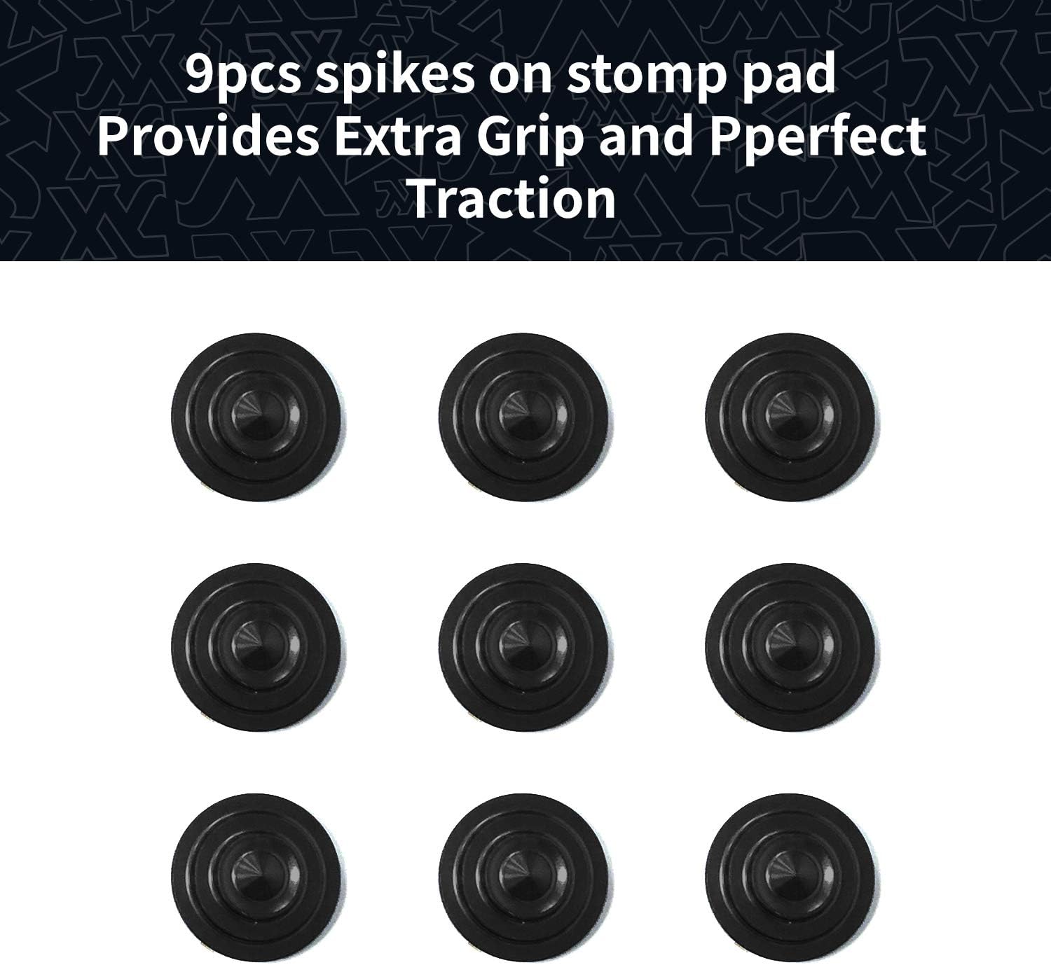 XCMAN 4 Layer-Cone Studs Snowboard Stomp Pad - 9pcs - immagine 4
