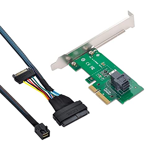 Nfhk Adattatore PCI-E 3.0/4.0 a SFF-8643 con Cavo U.2 NVME